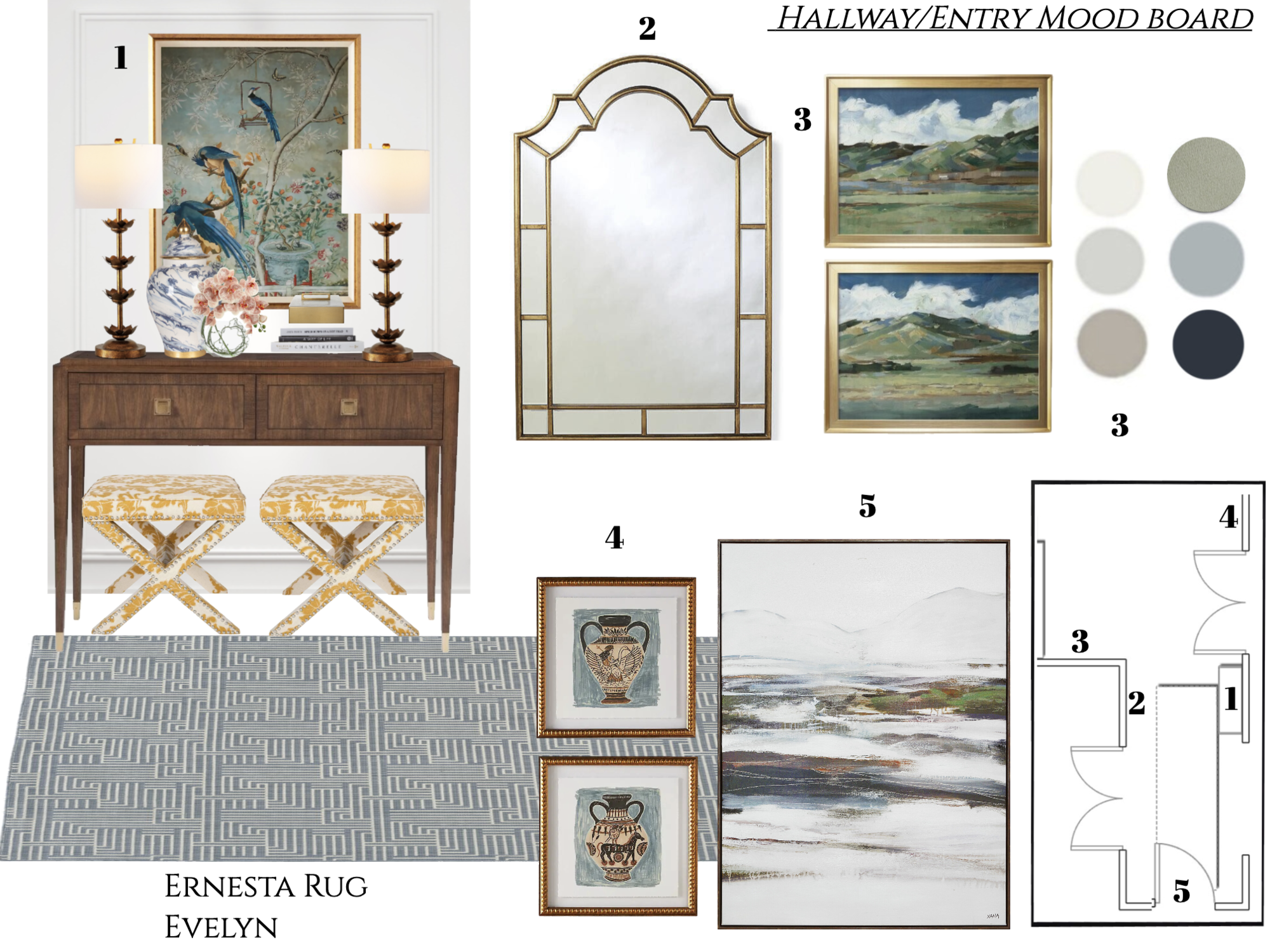 Online Designer Hallway/Entry Interior Design Ideas