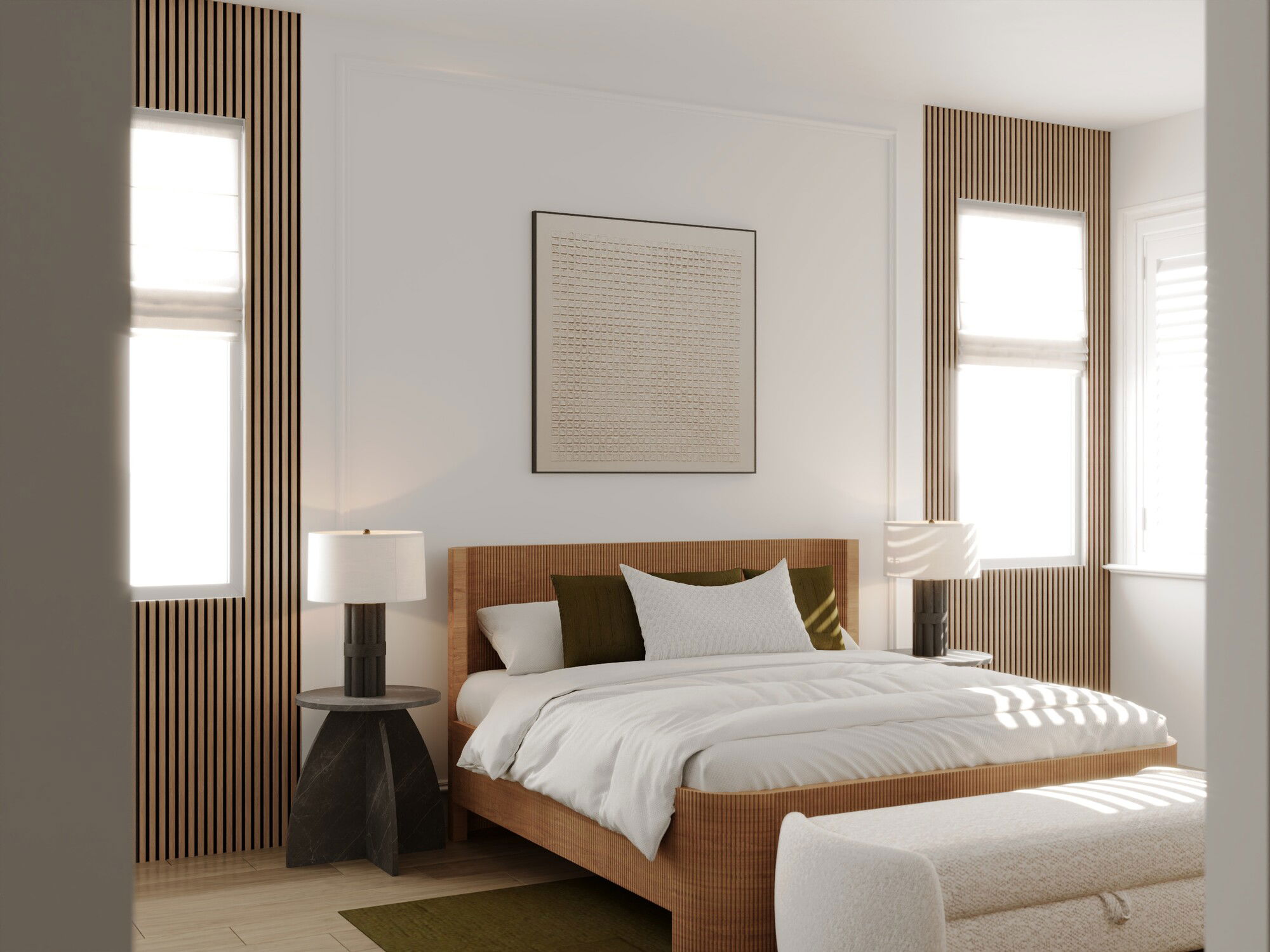 Online Designer Bedroom 3D Model 1