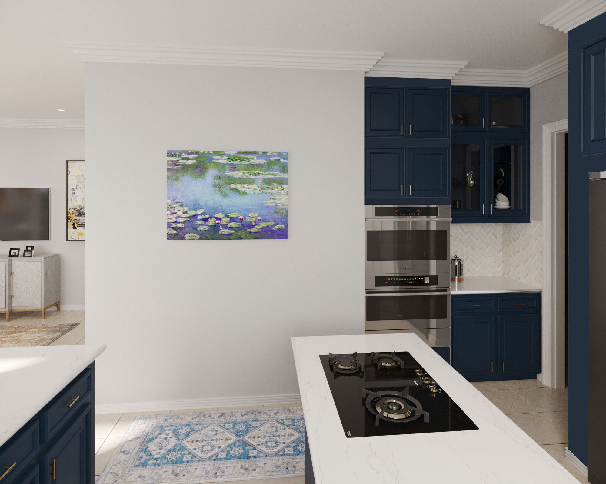 Modelo 3D de Cocina de Diseñador en Línea 3