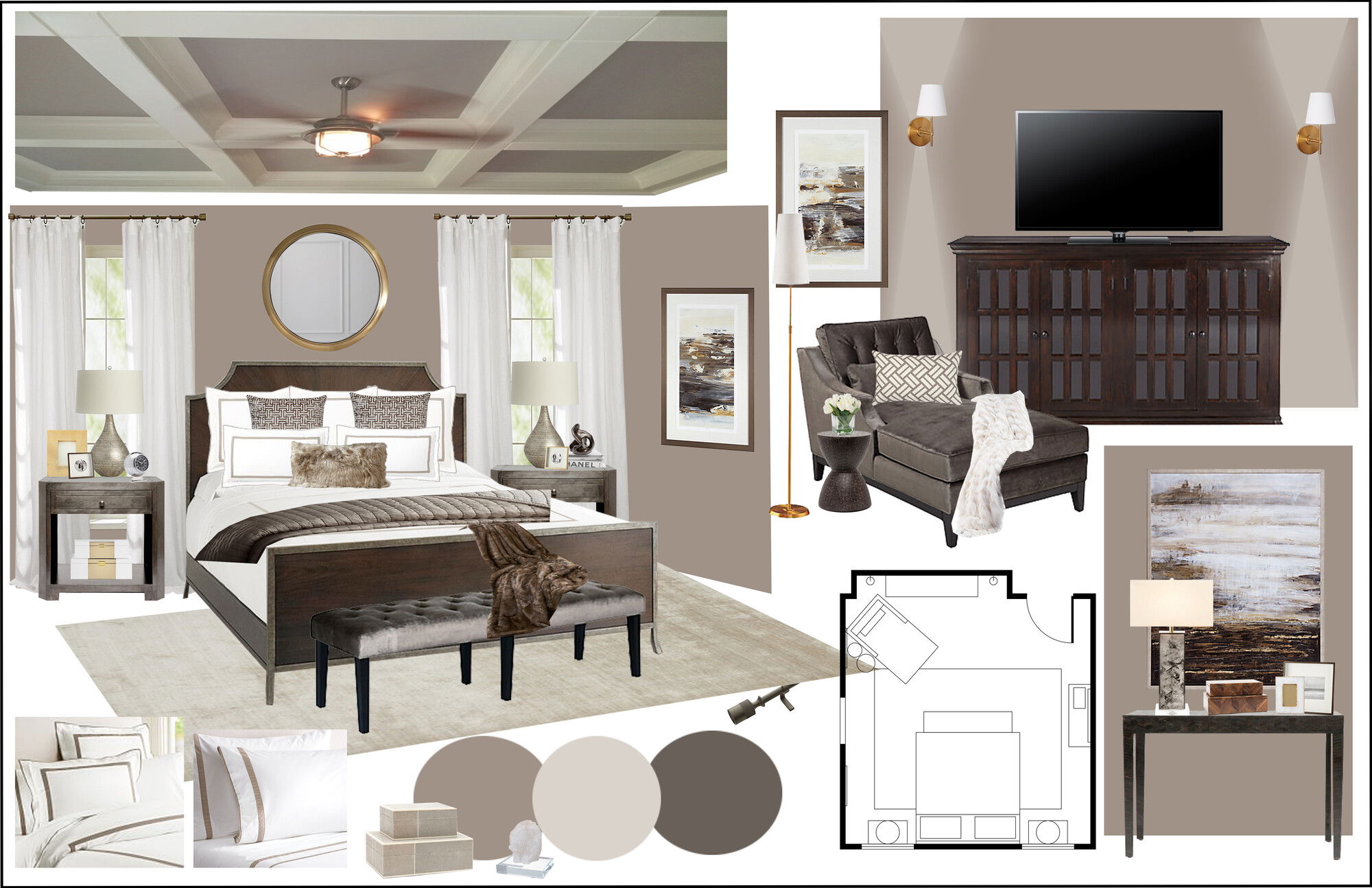 Ideas de diseño interior de dormitorio en línea