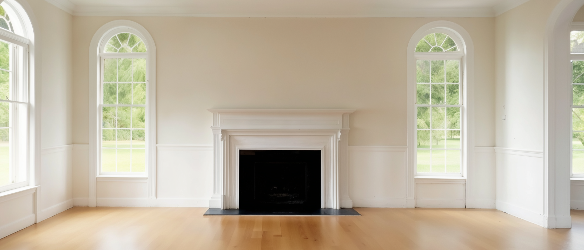 Elegant Eclectic Glam House Interior Design- Before Photo