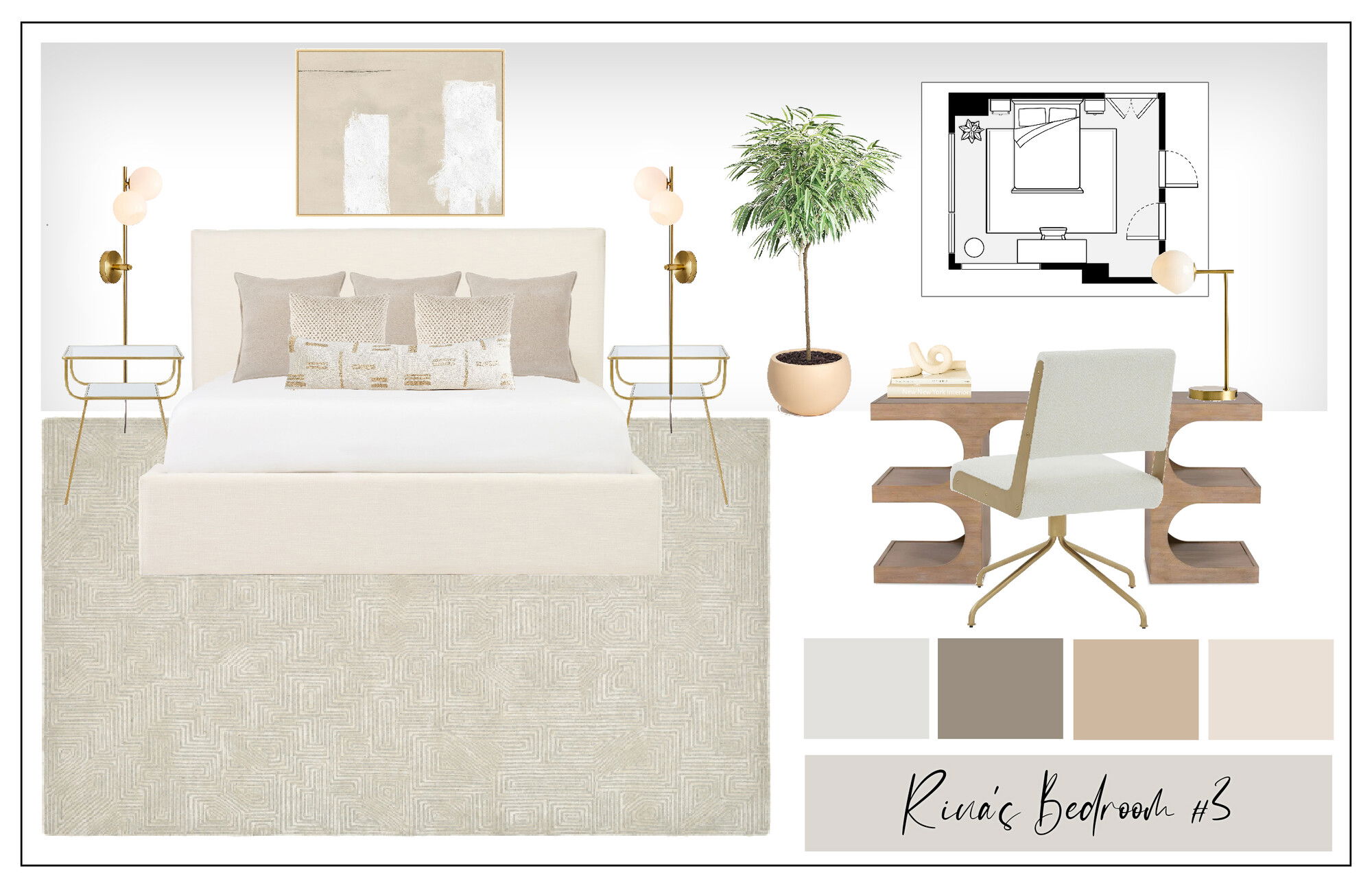 Ideas de diseño interior de dormitorio en línea