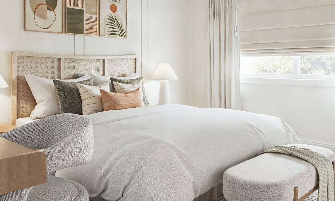 Light & Airy Scandinavian Guest Bedroom Remodel