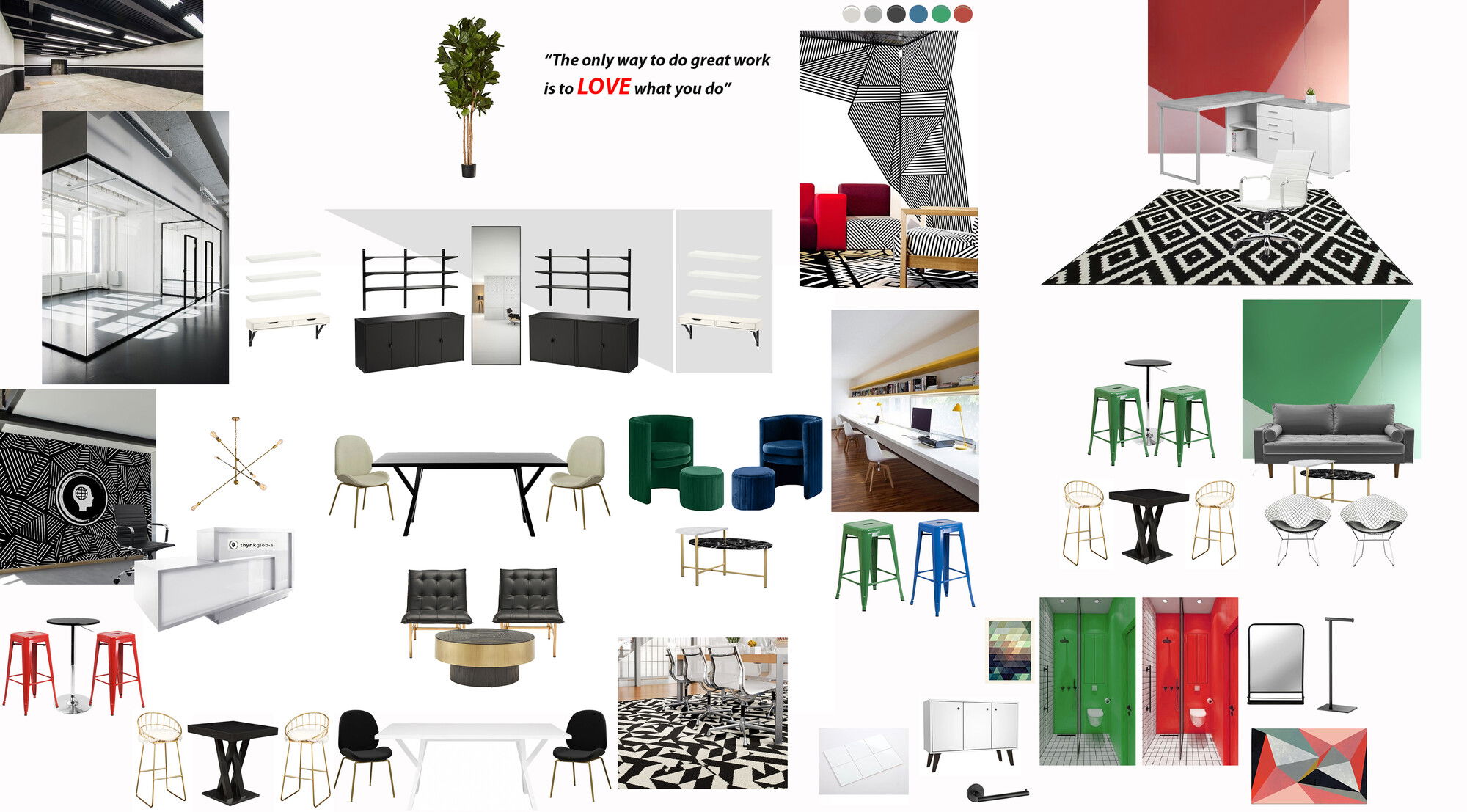 Ideas de diseño de interiores para negocios/oficinas de diseñadores en línea