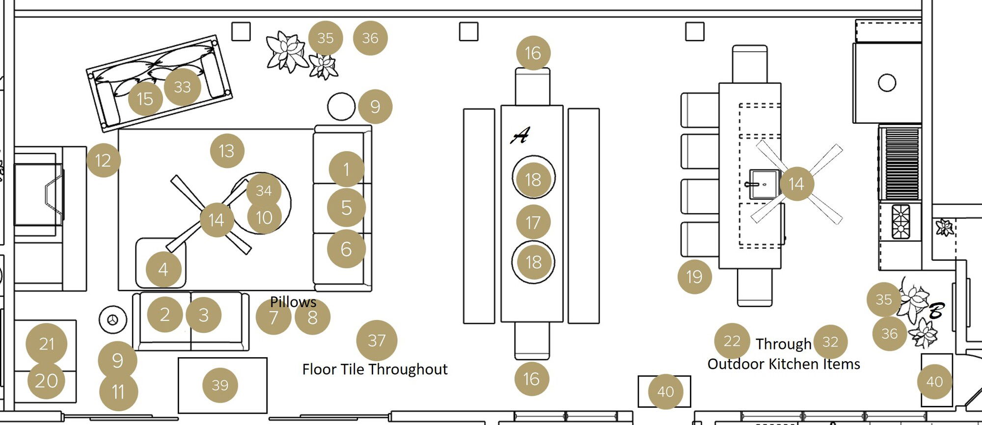 Online Designer Patio Floorplan