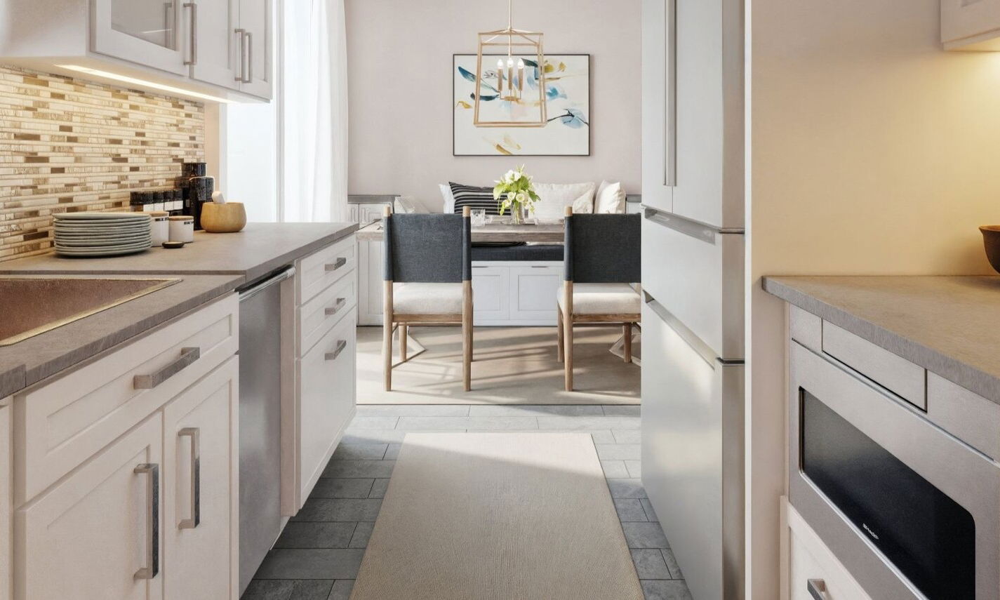 Fresh Modern Kitchen & Dining Interior Design by interior designers in Ann Arbor, Michigan