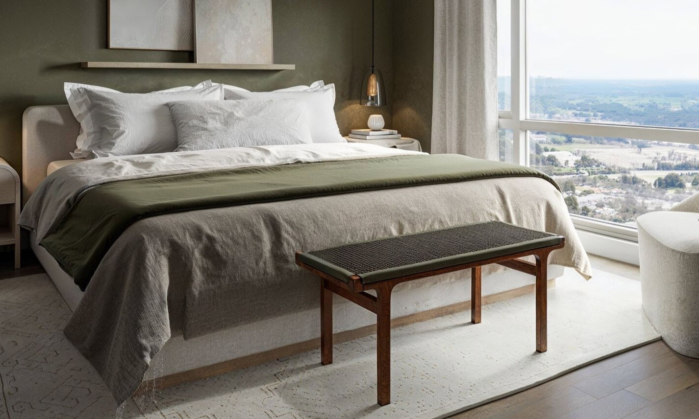 Cozy Modern Bedroom Renovation by affordable Philadelphia interior designers