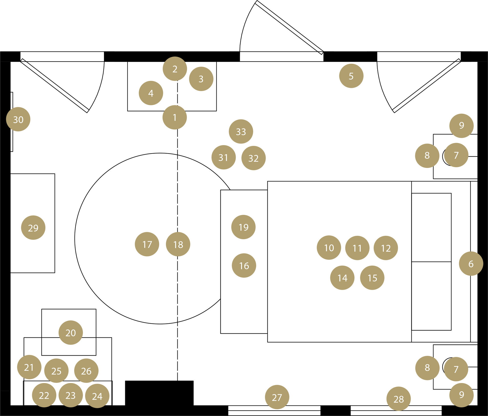 Online Designer Bedroom Floorplan