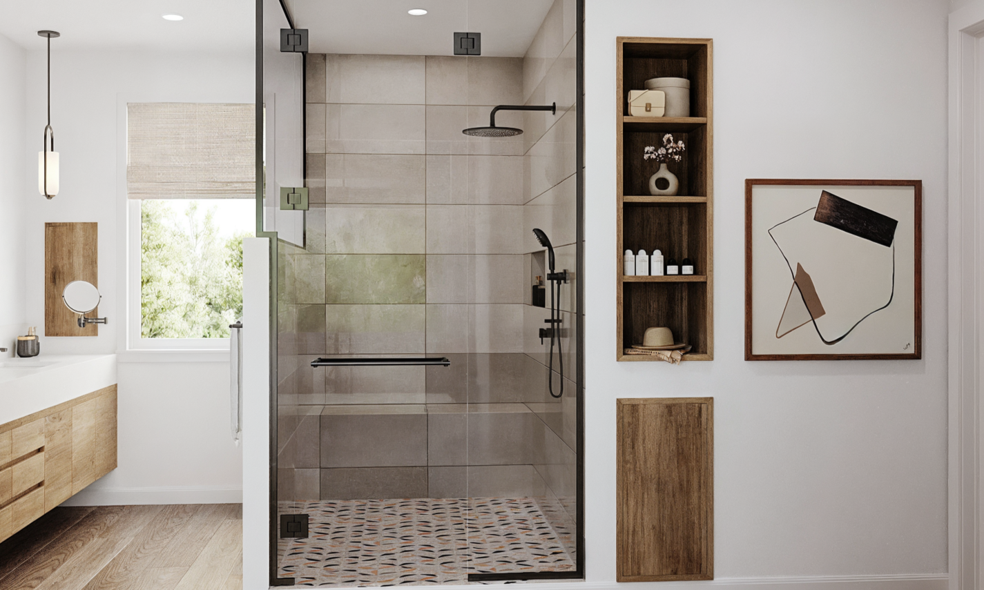 Modern Transitional Bathroom & Kitchen Design by interior designers in Surprise, Arizona