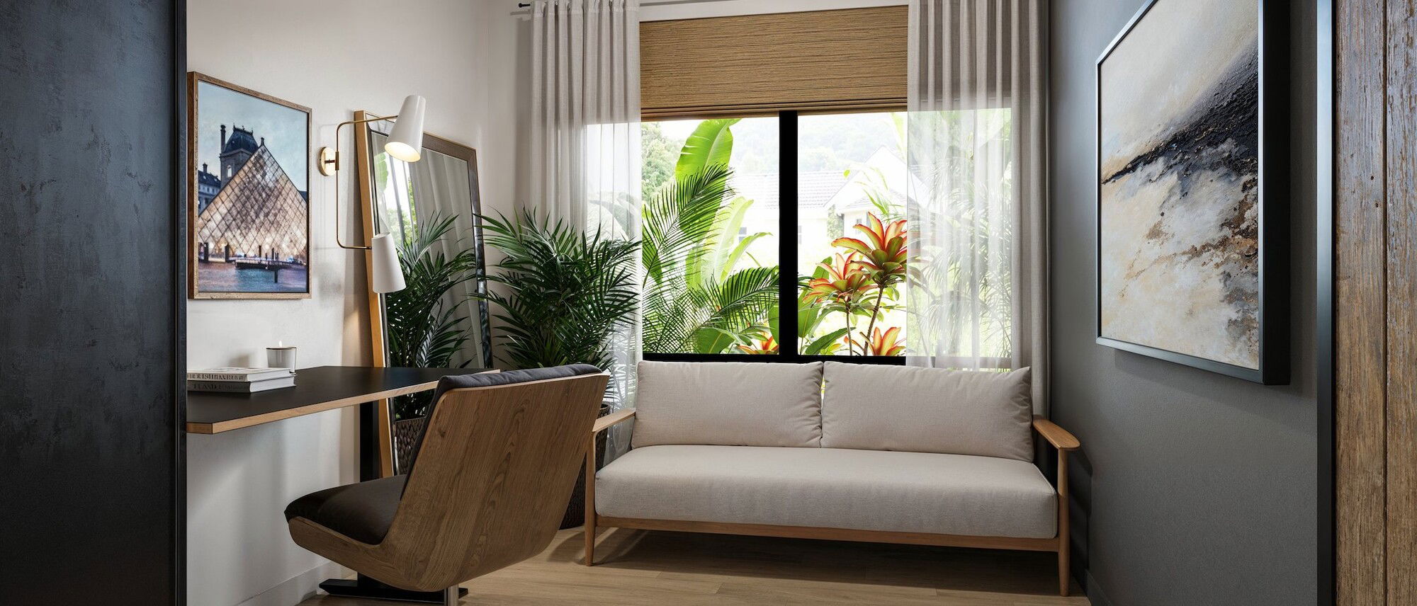 Classy Modern Home Makeover With Eat-In Nook by interior designers in Orange County, California