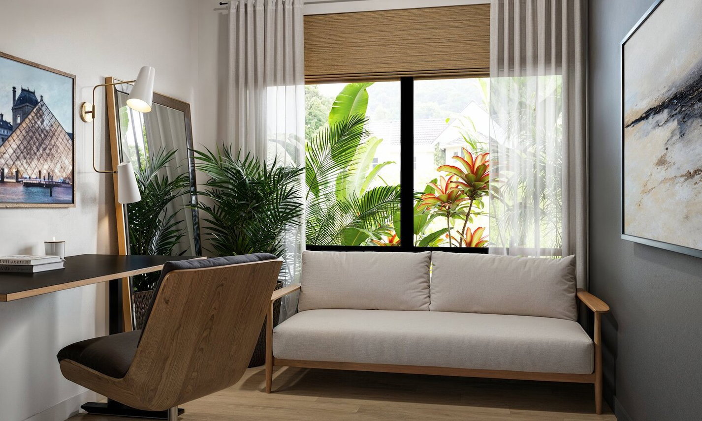 Classy Modern Home Makeover With Eat-In Nook by interior designers in Rancho Cucamonga, California