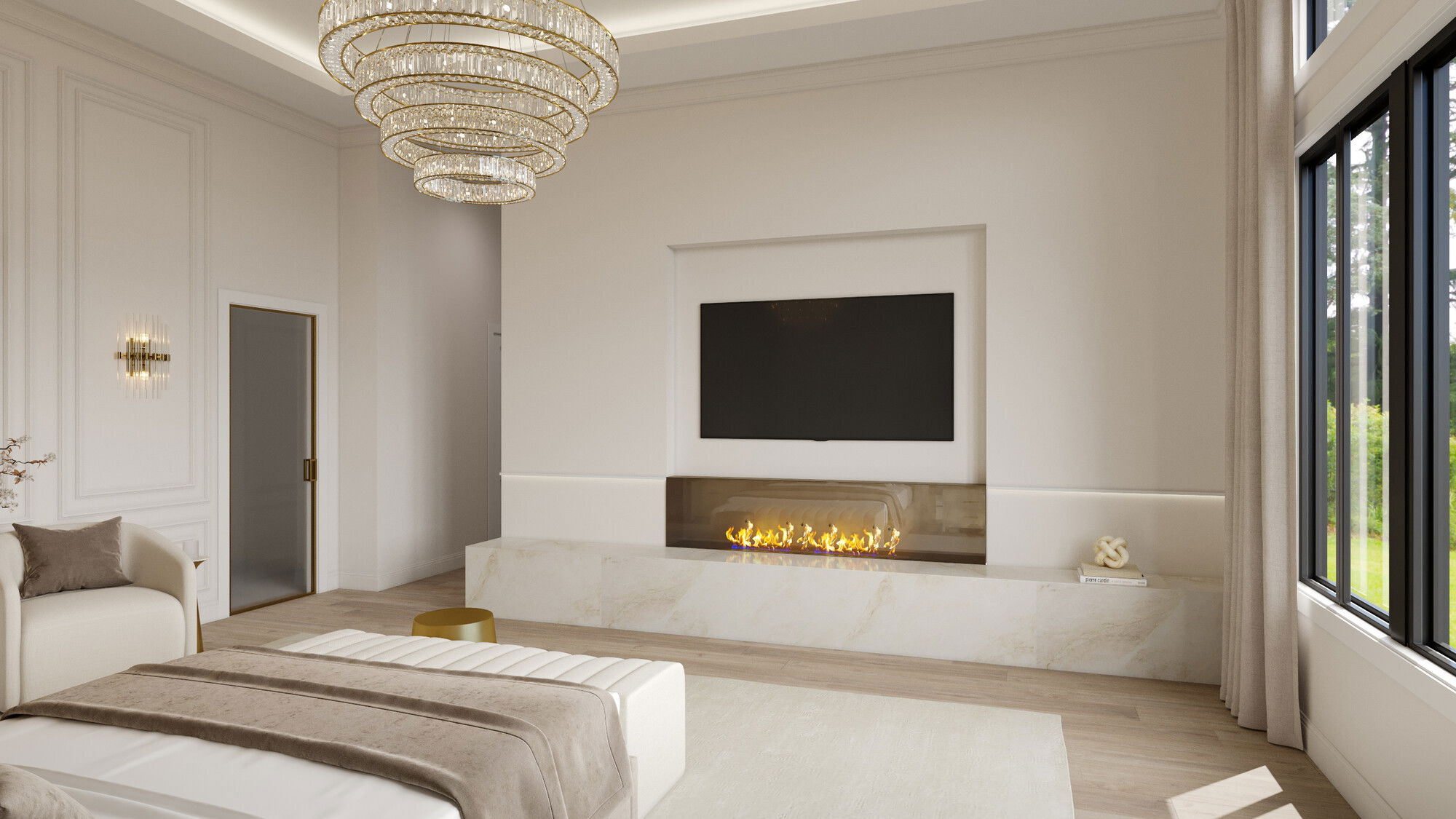 Online Designer Bedroom 3D Model 4