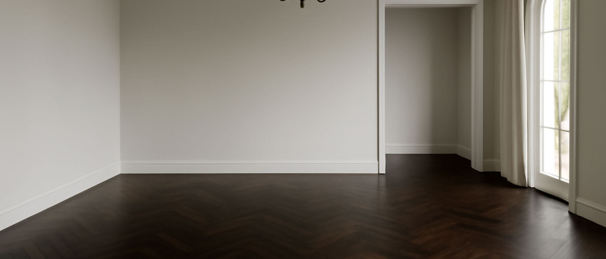 Classic and Calm Living & Dining Remodel- Before Photo