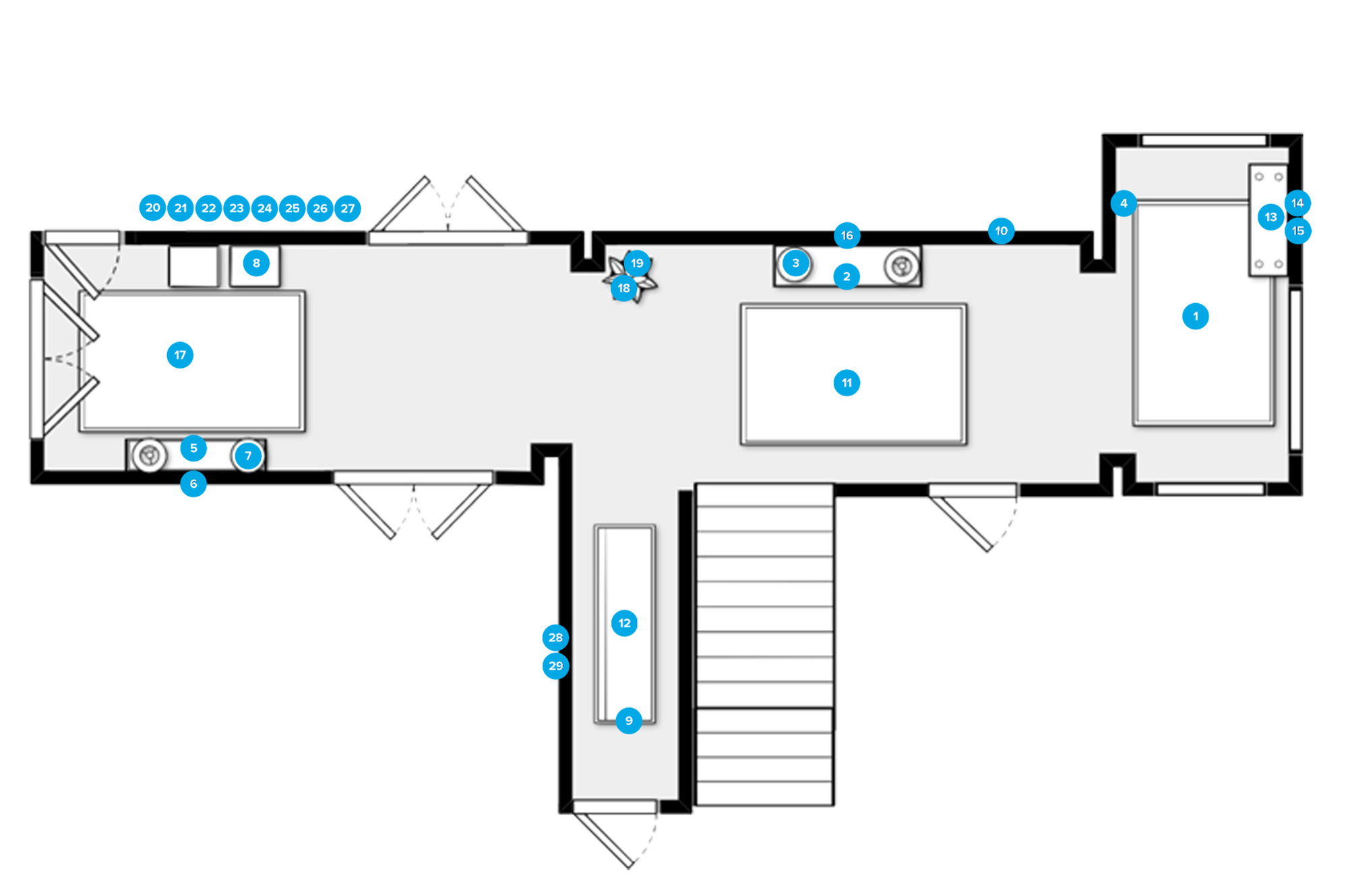 Online Designer Hallway/Entry Floorplan