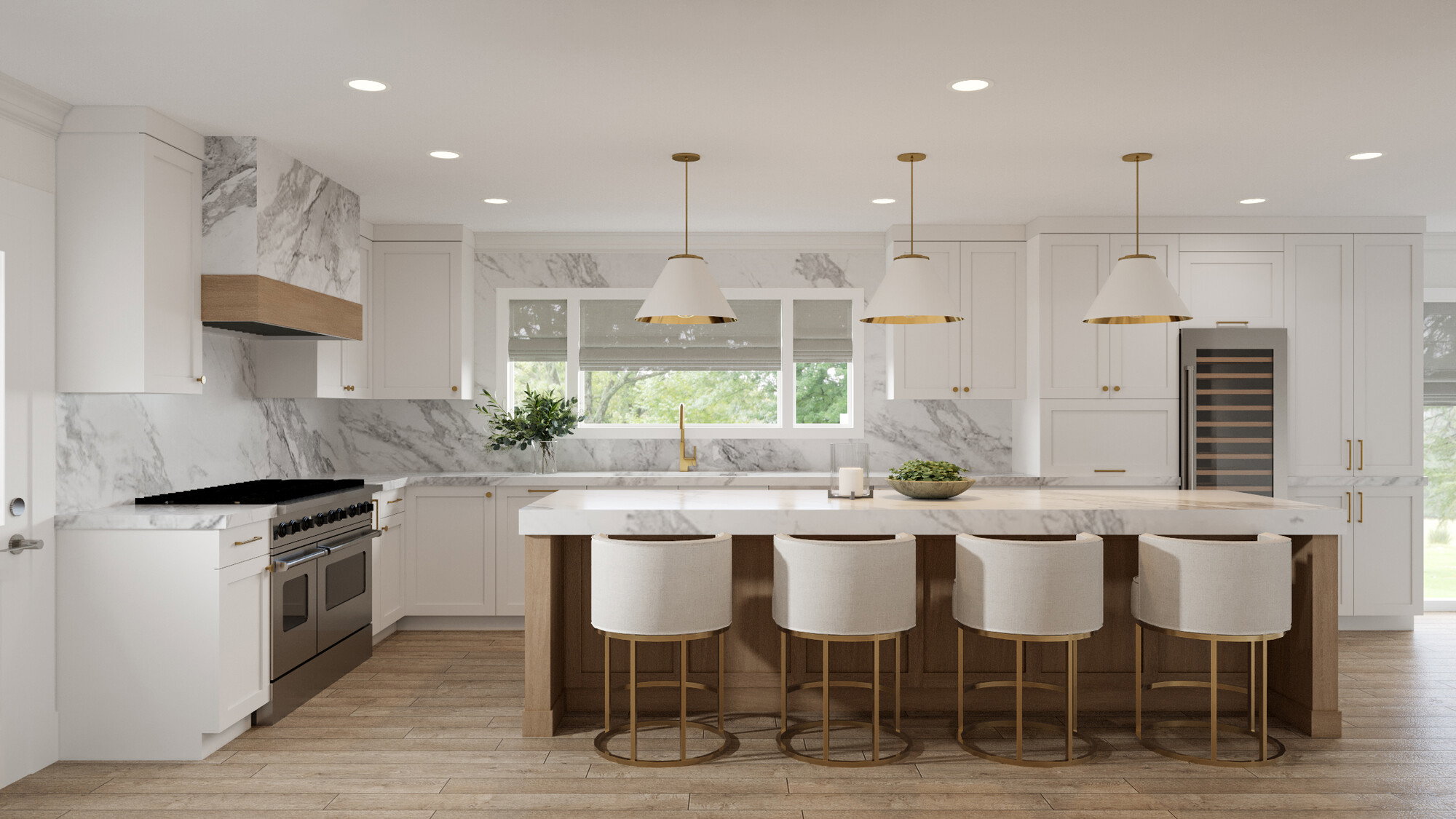 Remodelación de Cocina Moderna Blanca - Miniatura