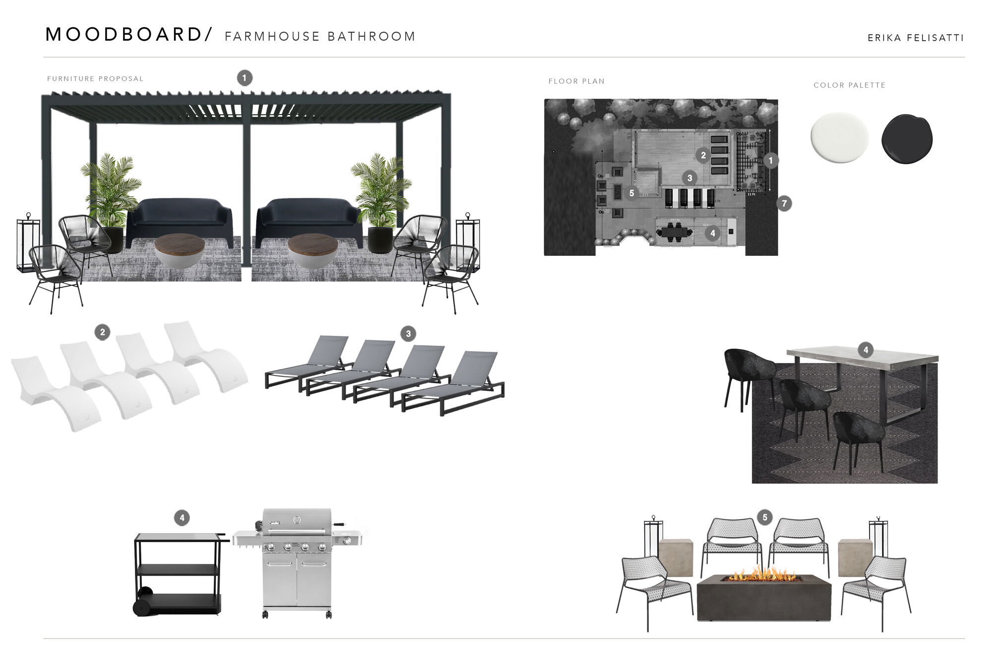Ideas de Diseño Interior de Patio de Diseñador Online