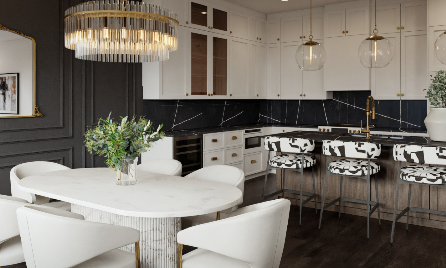 Modern Transitional Home Design by top Denton interior designers