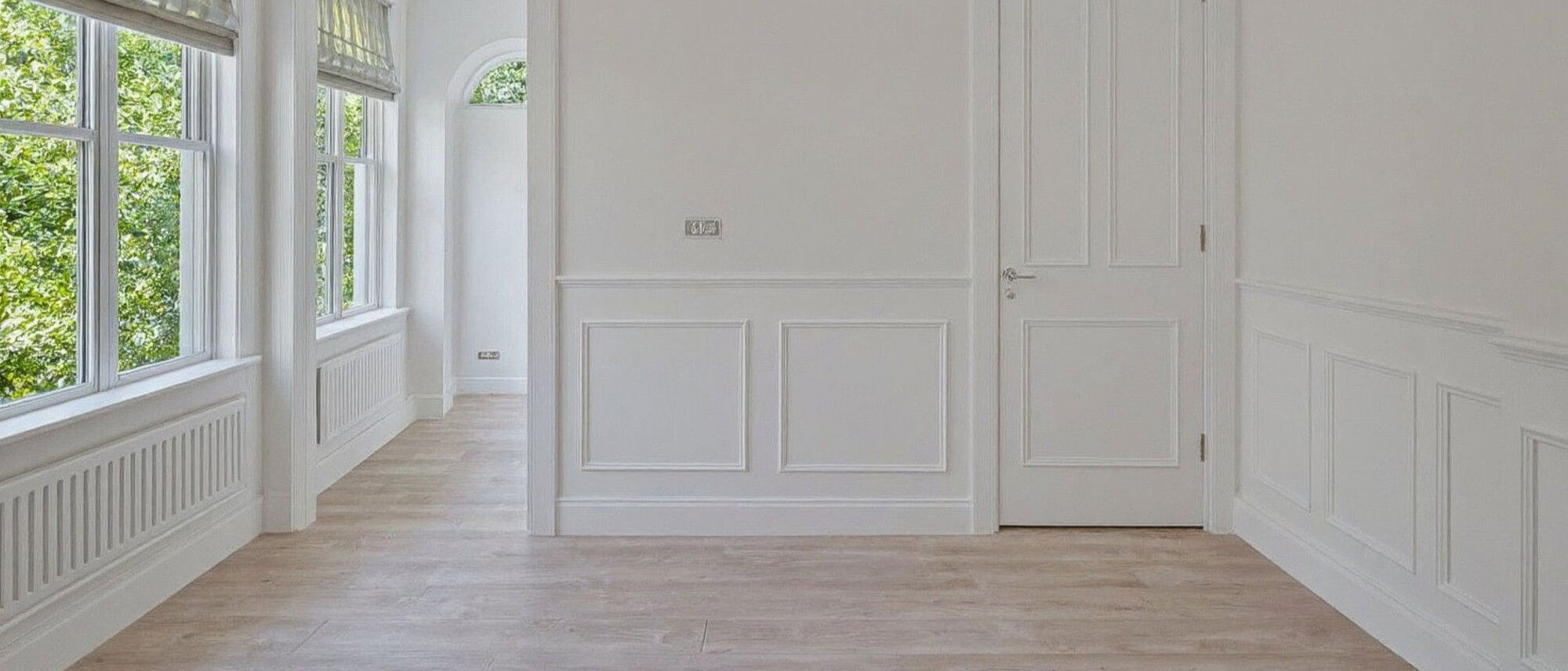 Elegant Eclectic Home Office with Traditional Touches- Before Photo