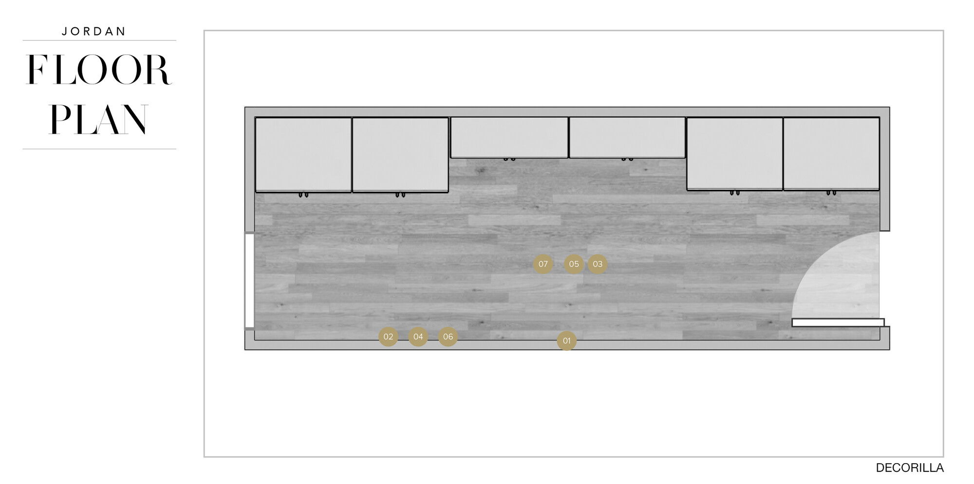 Online Designer Hallway/Entry Floorplan