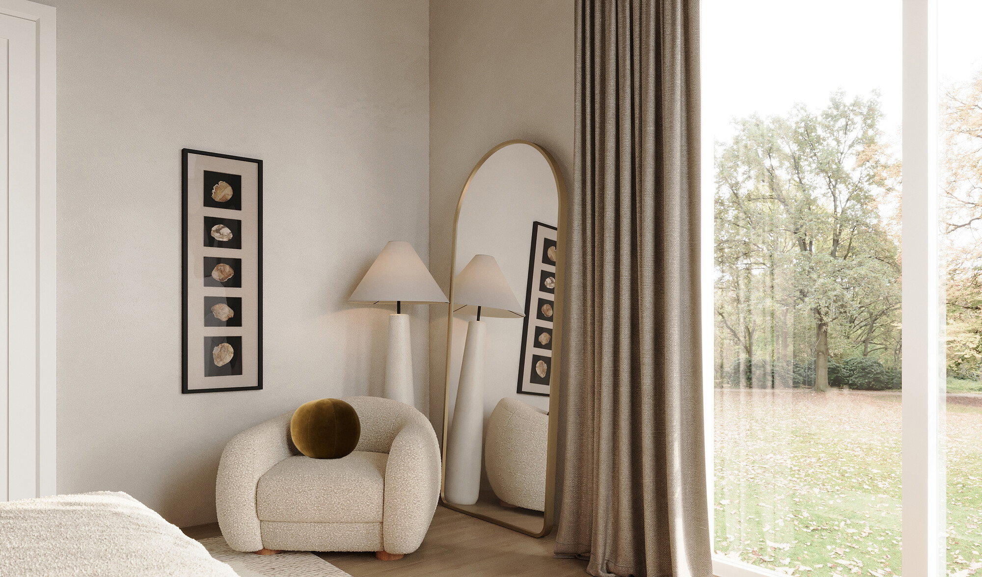 Online Designer Bedroom 3D Model 5