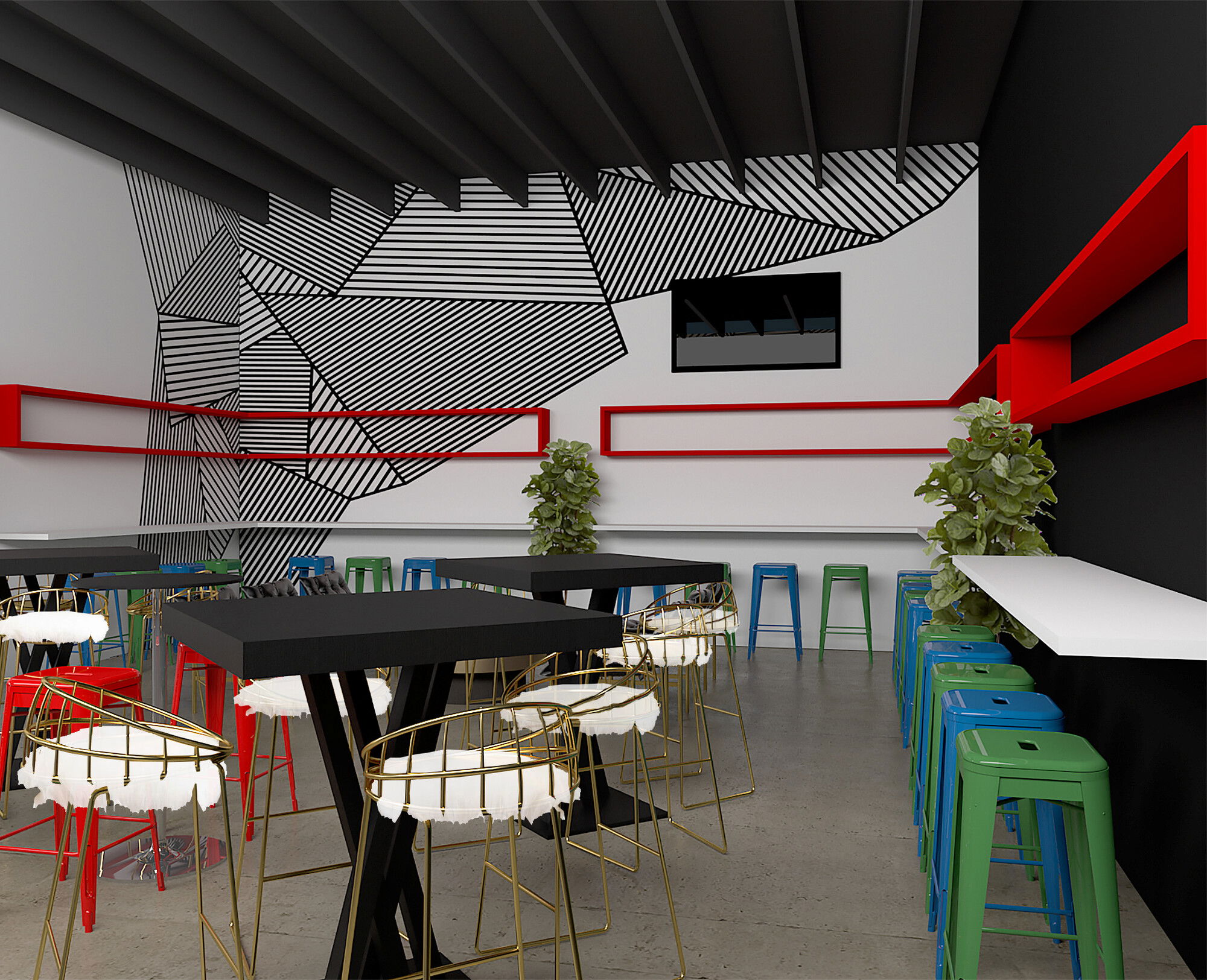 Modelo 3D de Negocio/Oficina de Diseñador en Línea 2