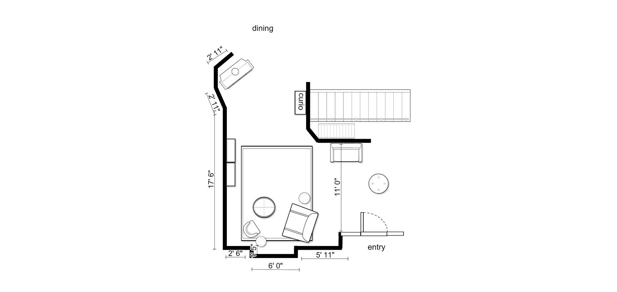 Online Designer Hallway/Entry Floorplan