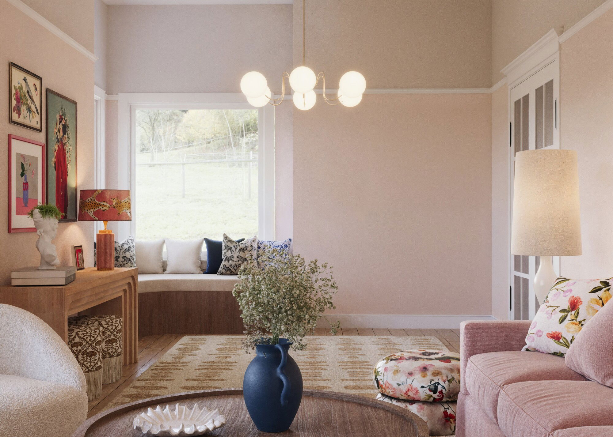 Online Designer Living Room 3D Model 4
