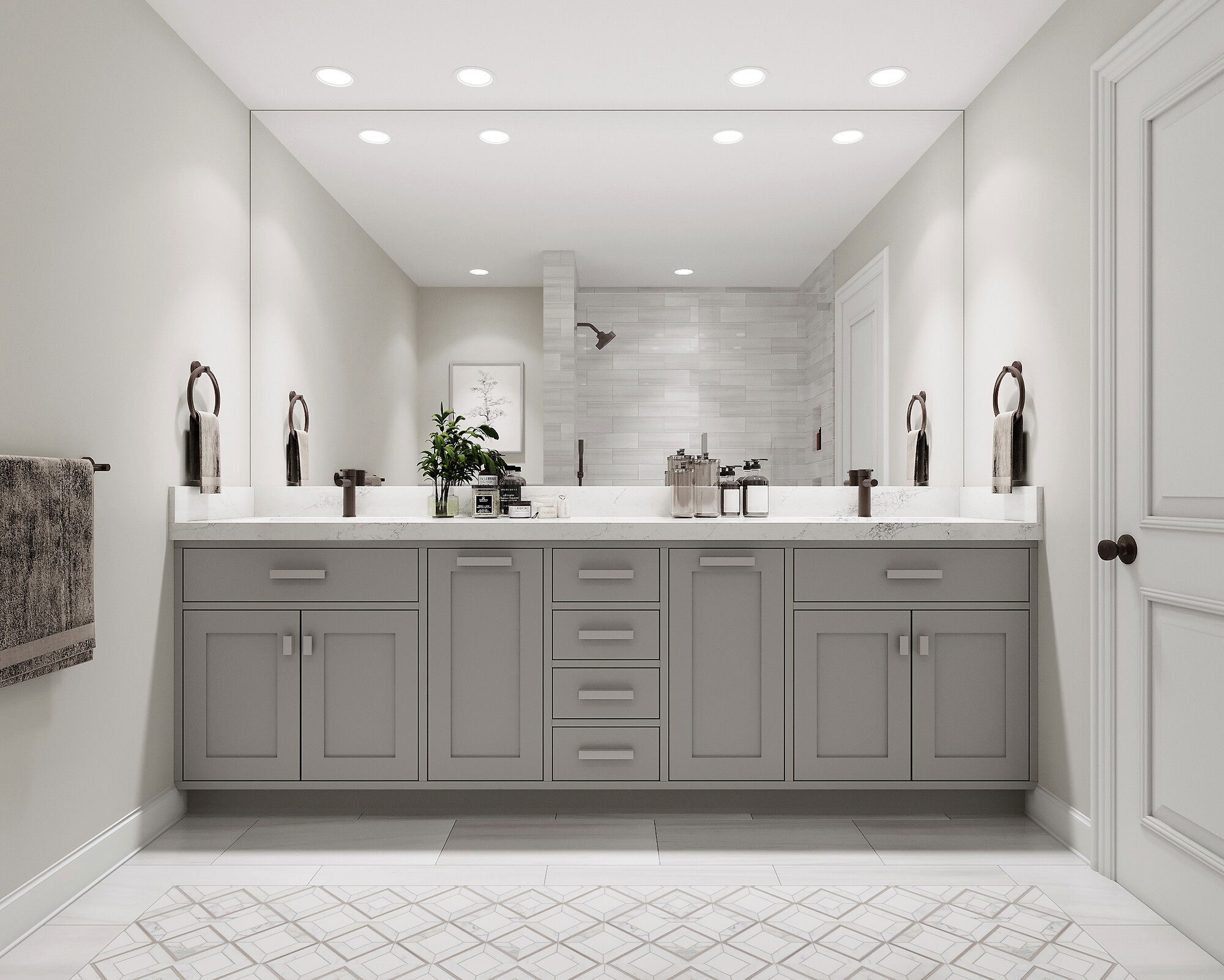 Modelo 3D de Baño por Diseñador Online 1
