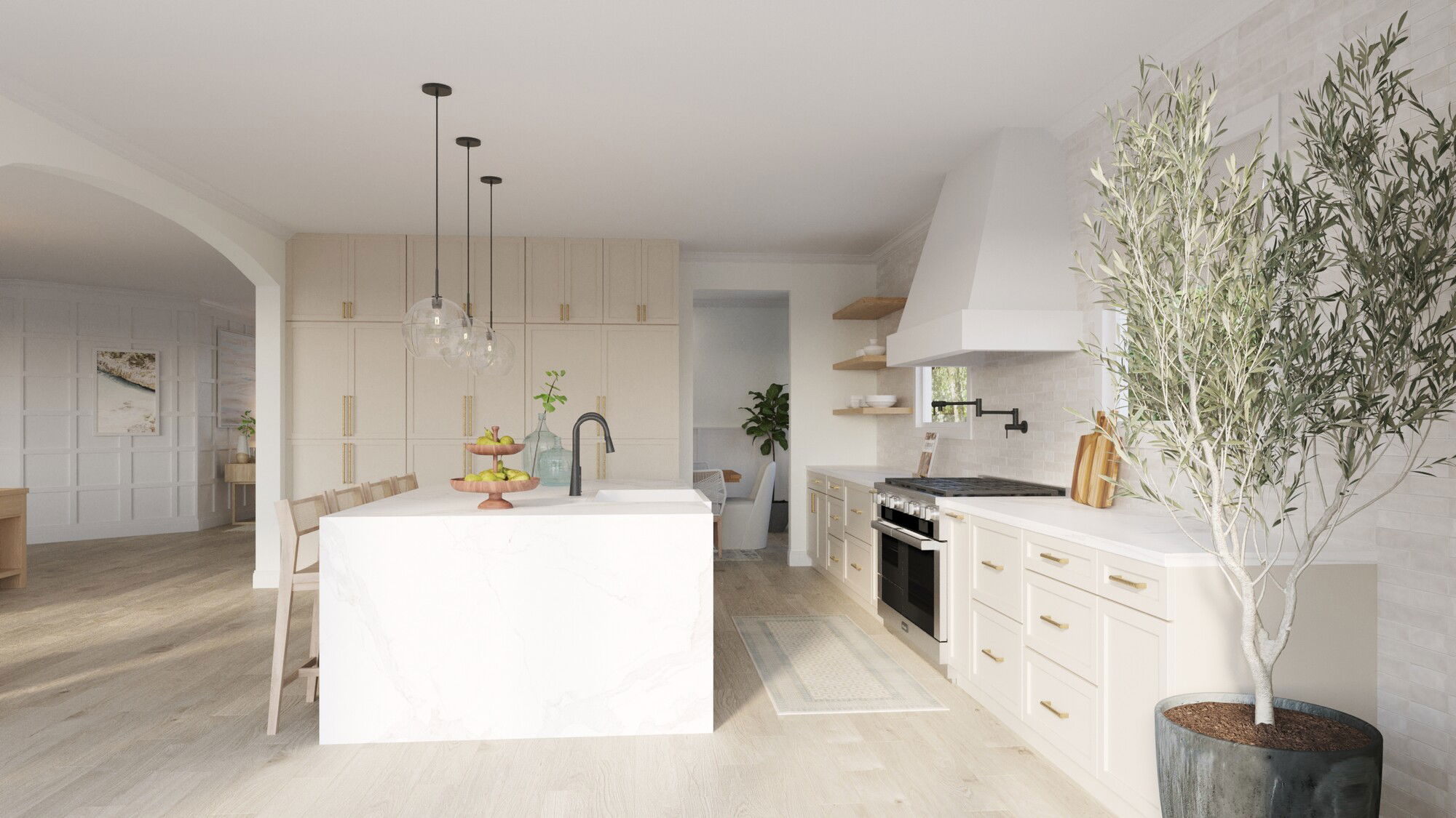 Online Designer Kitchen 3D Model 7