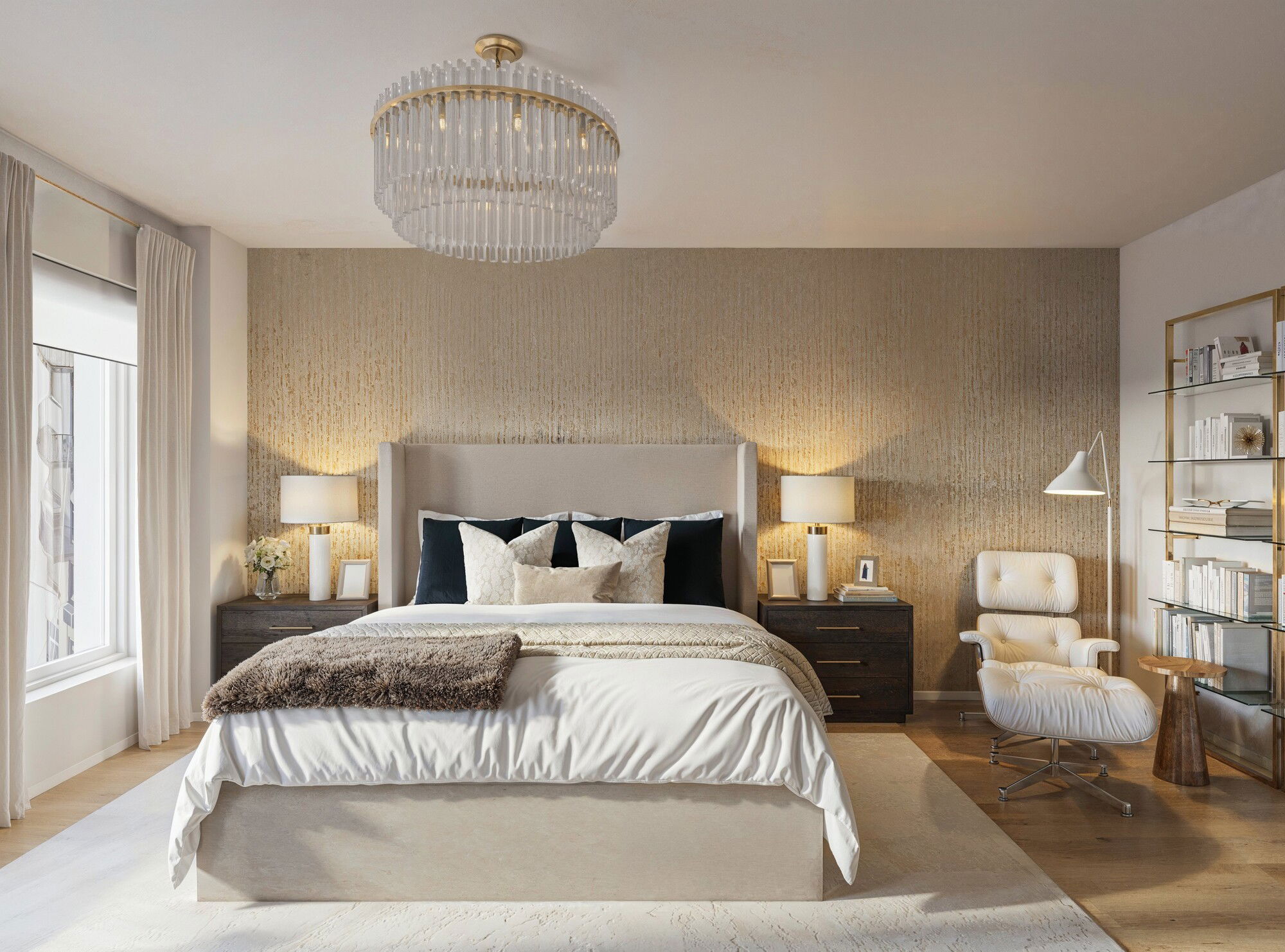 Online Designer Bedroom 3D Model 2