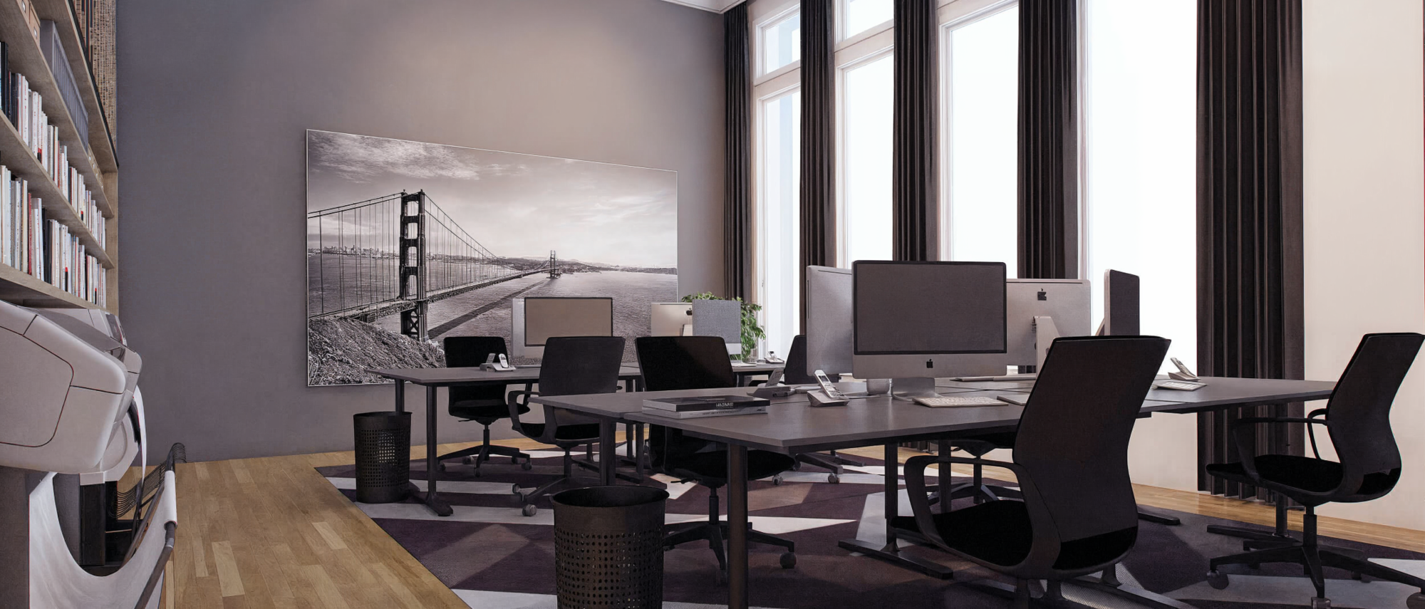 Modern Office- After Rendering