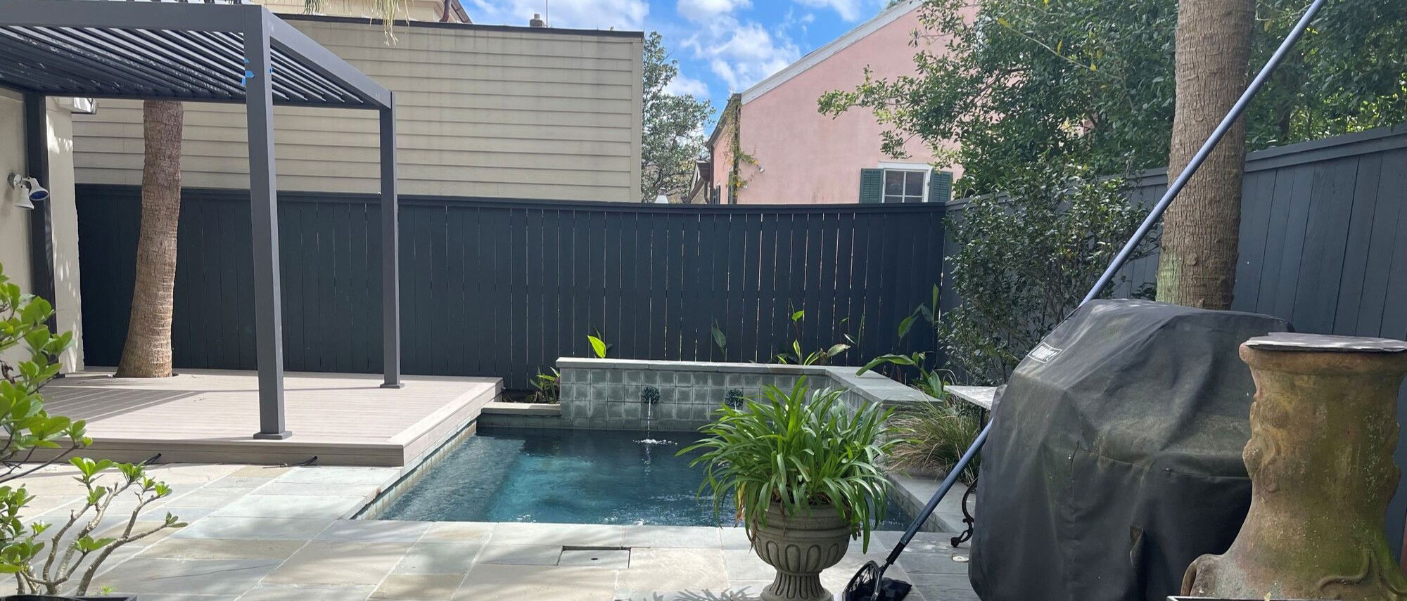 Modern Pergola Patio Renovation- Before Photo