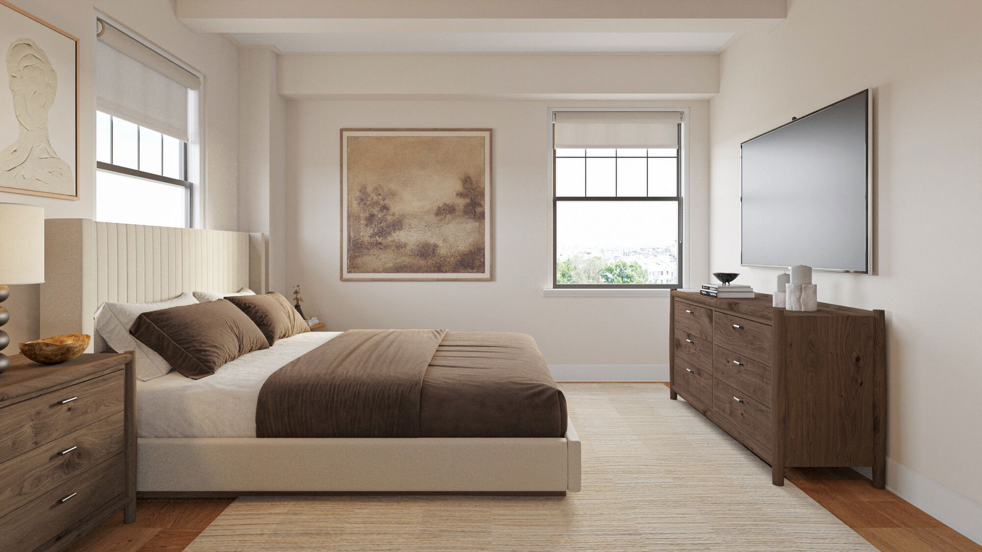 Online Designer Bedroom 3D Model 2
