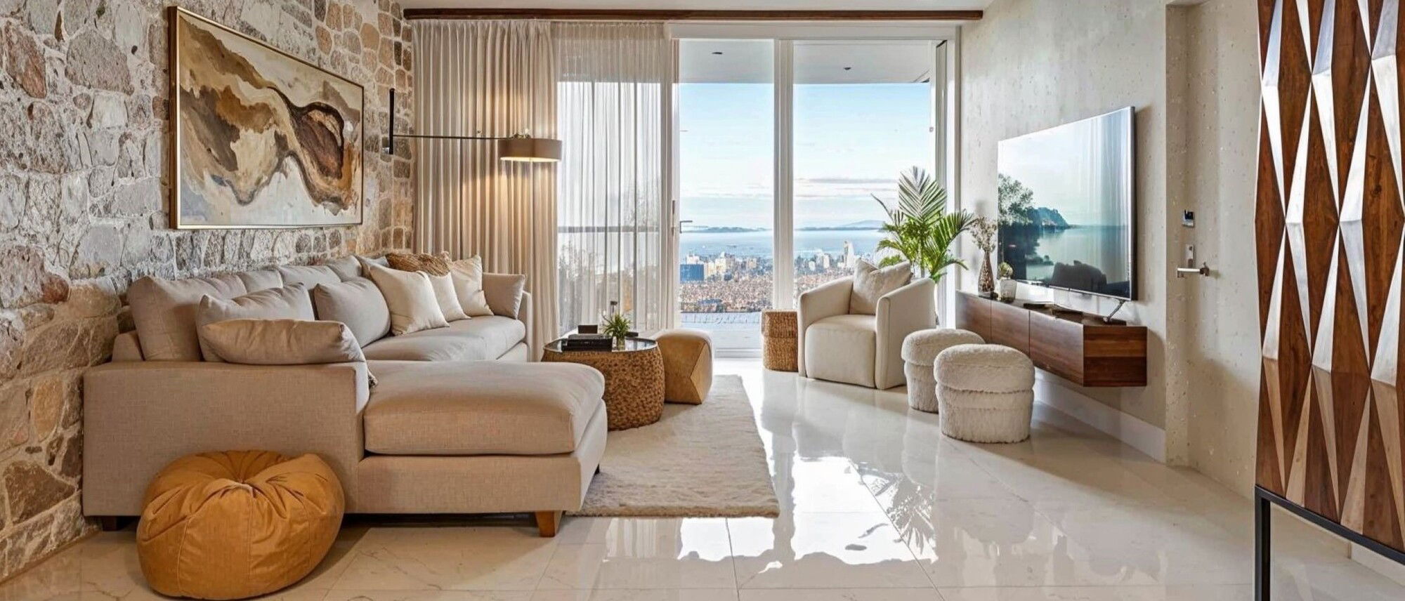 Luxurious & Relaxing Coastal Home Design by top Coral Springs interior designers