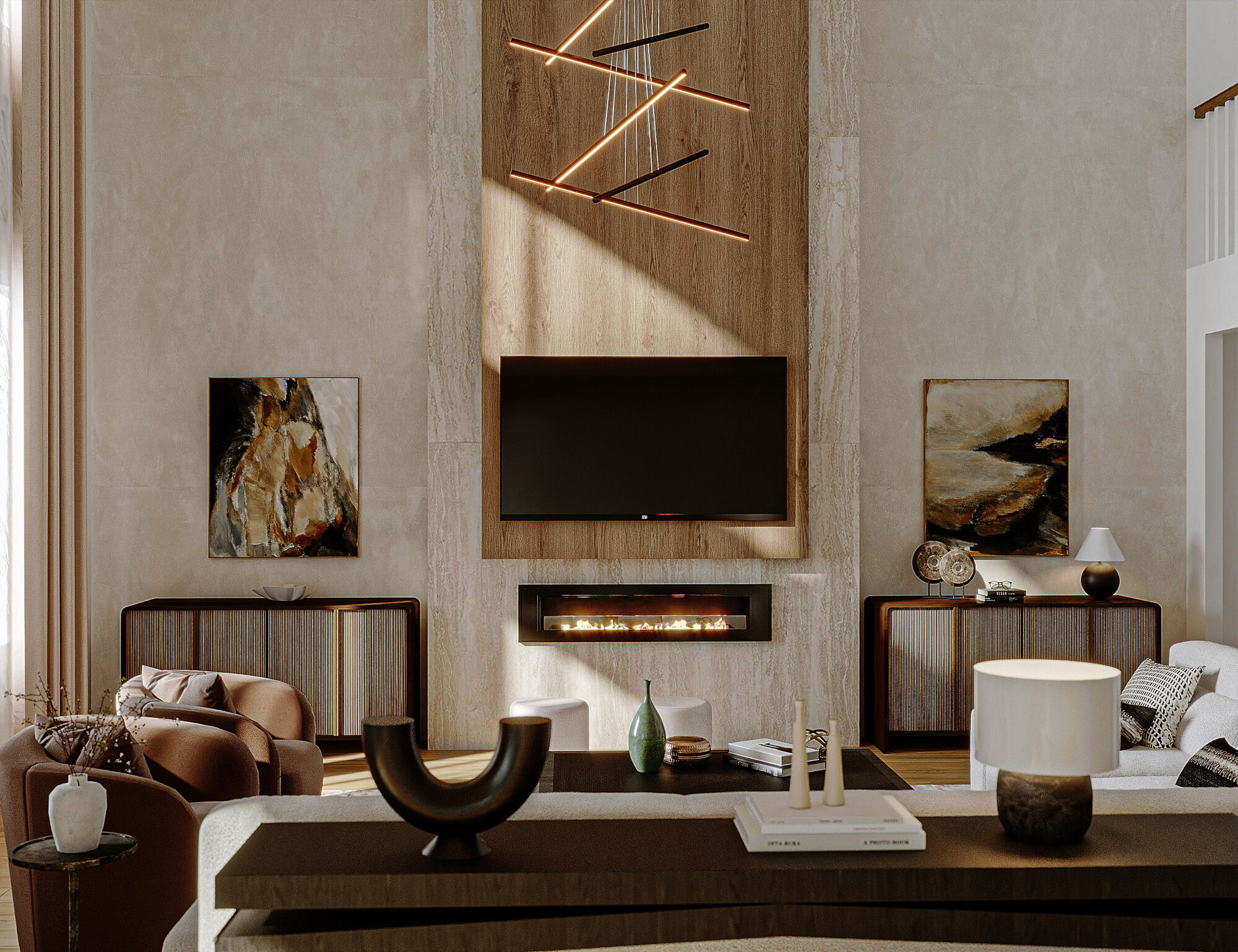 Online Designer Living Room 3D Model 1