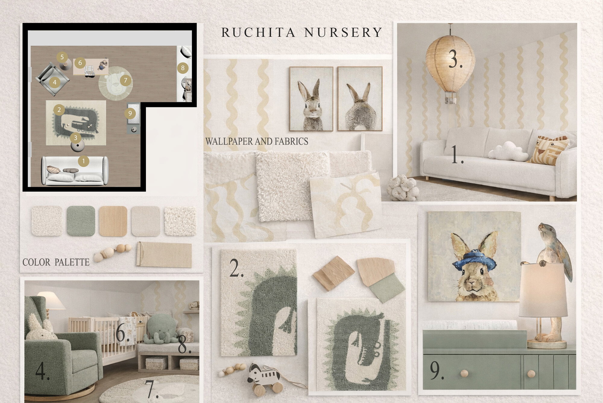 Online Designer Nursery Interior Design Ideas