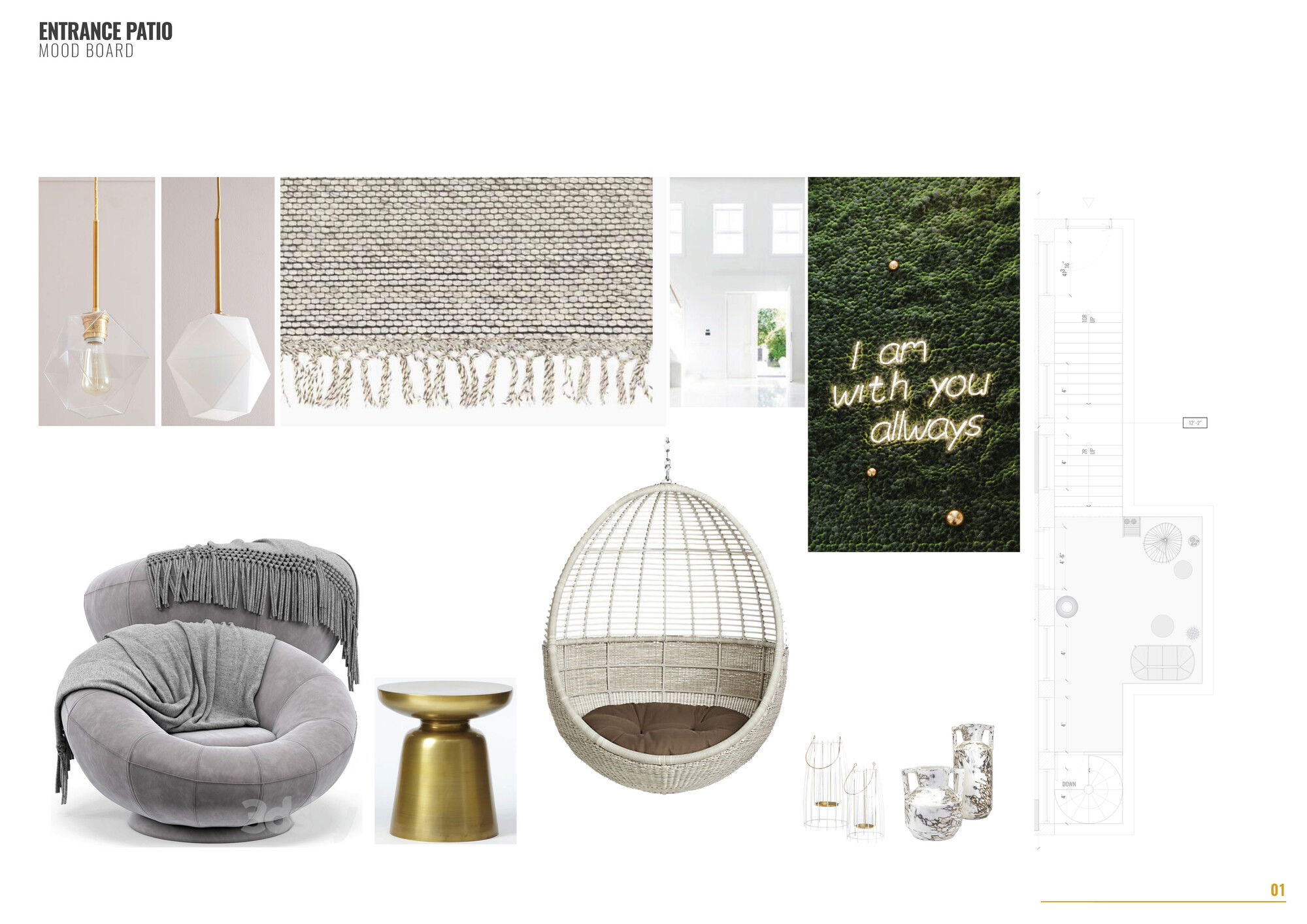 Ideas de Diseño Interior de Patio de Diseñador Online