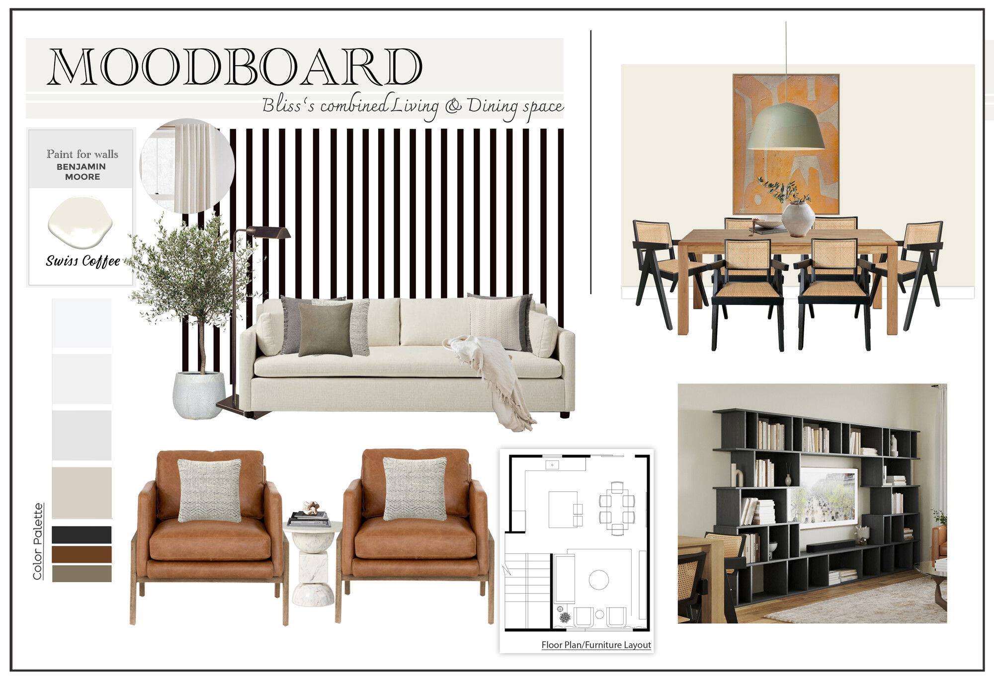 Online Designer Combined Living/Dining Interior Design Ideas