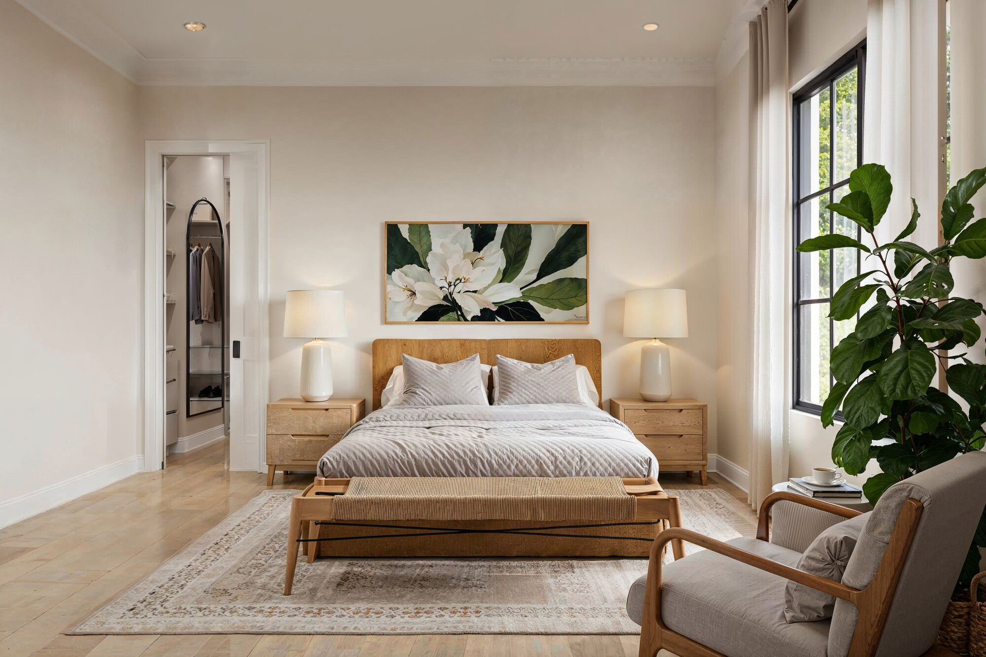 Online Designer Bedroom 3D Model 1