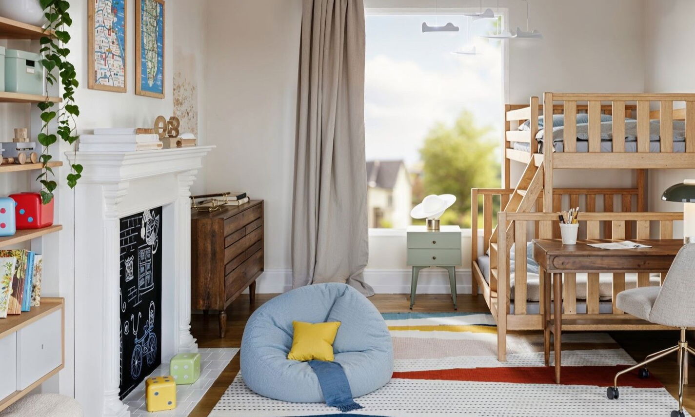 Travel Themed Kid's Room Interior Design