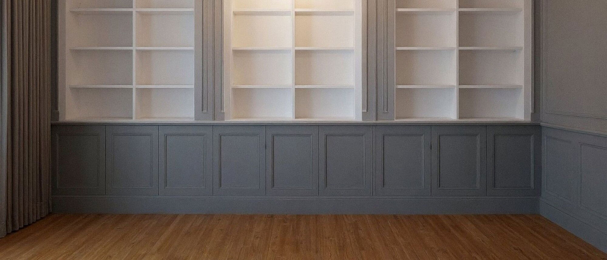 Opulent French Pink Office Library Renovation- Before Photo