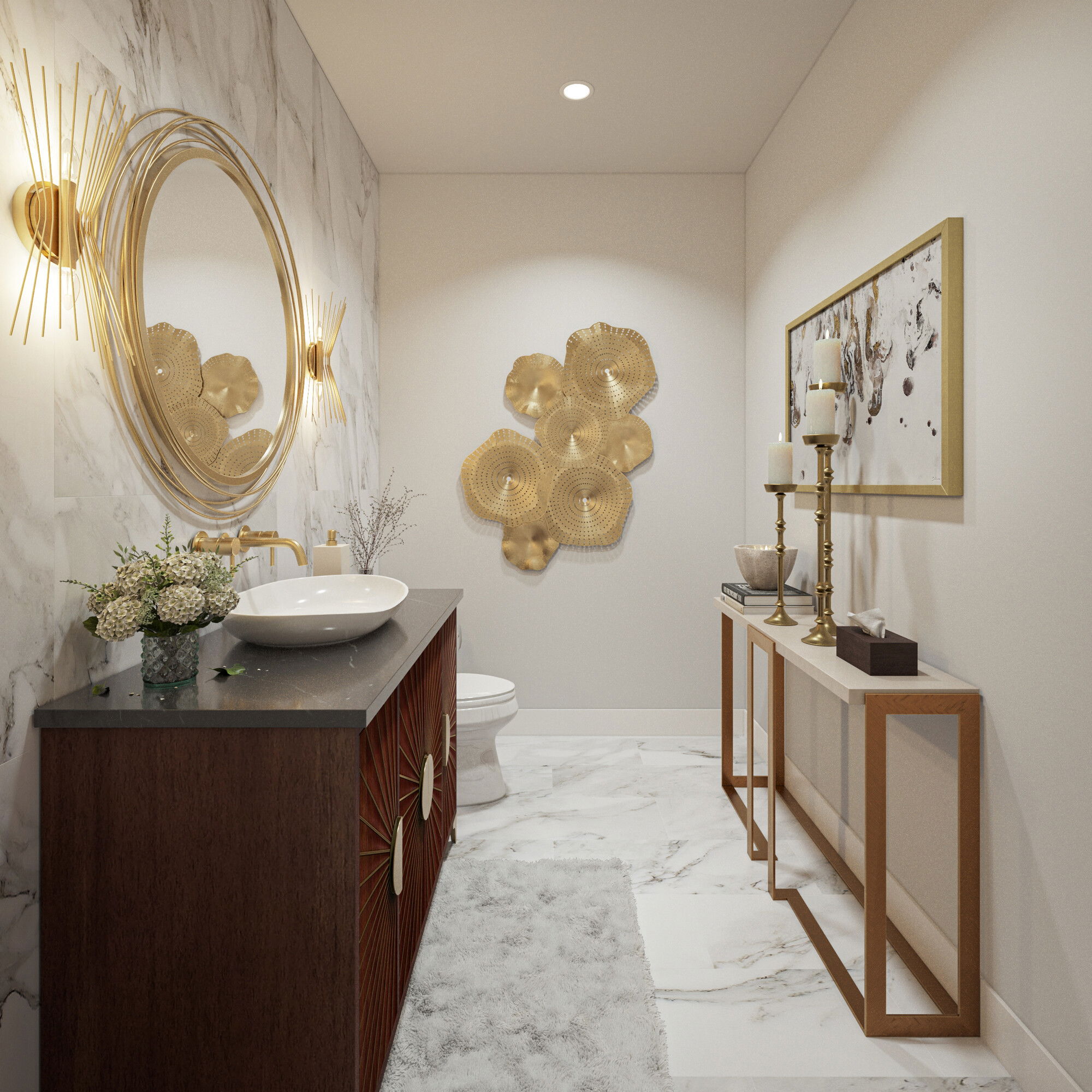Online Designer Bathroom 3D Model 2