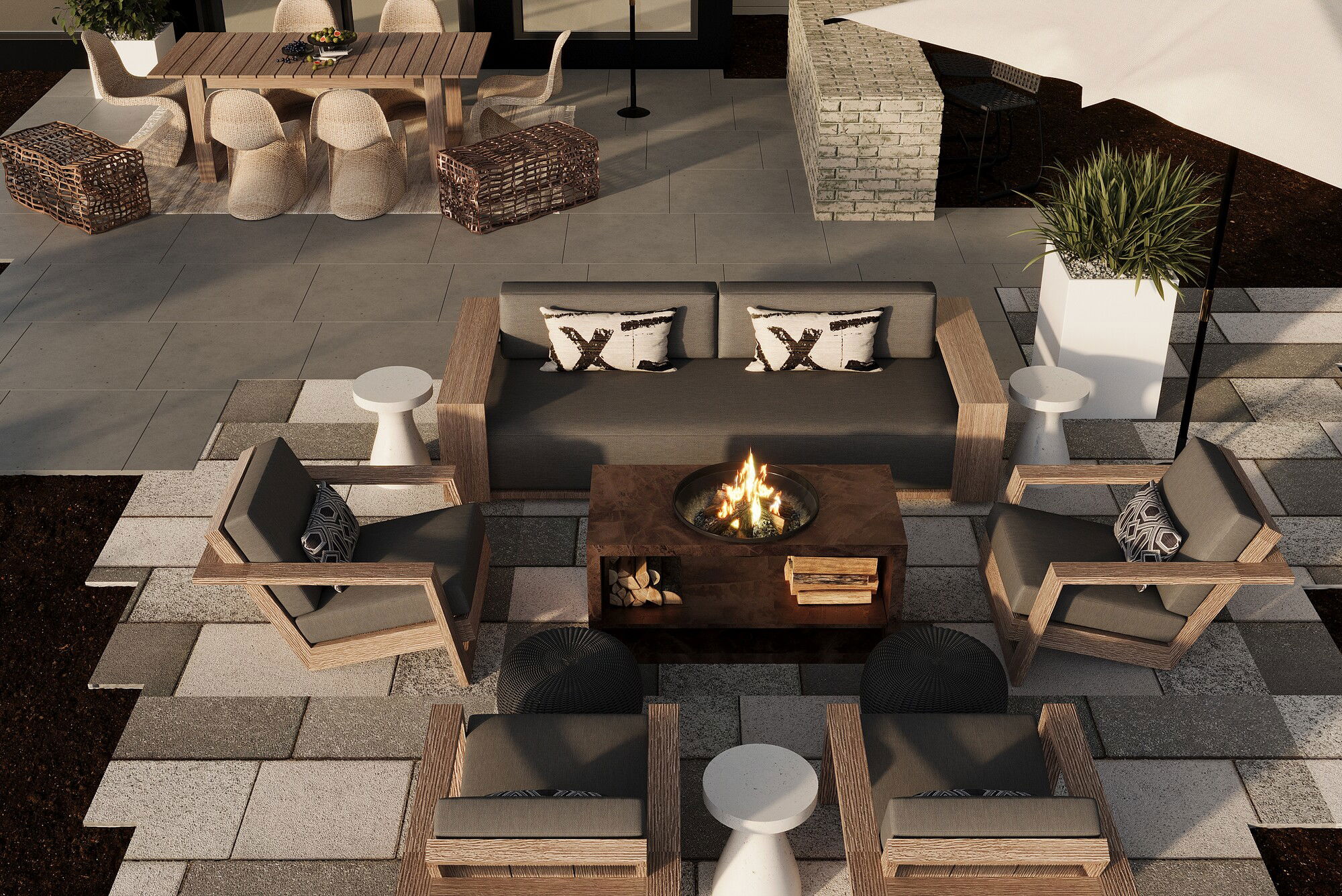 Online Designer Patio 3D Model 2