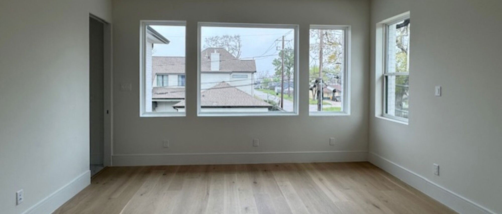 Modern Transitional Bedroom Design with Natural Tones- Before Photo