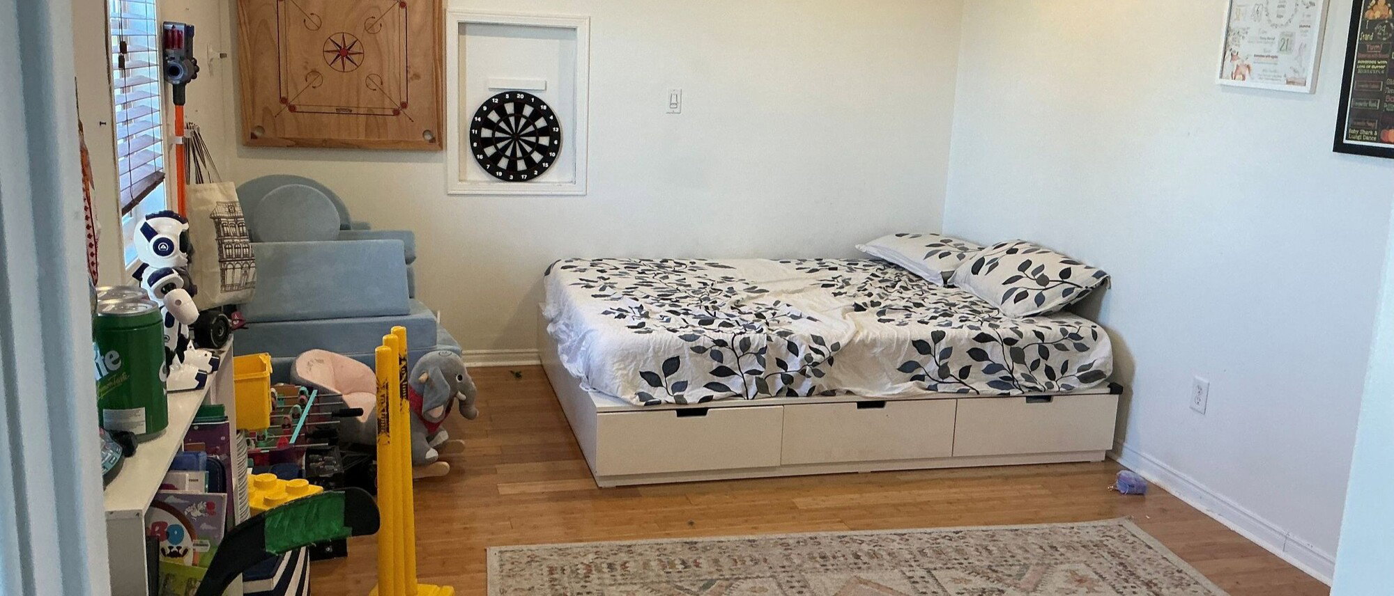 Adventure Inspired Shared Boys Bedroom Design-Rohan Before Photo
