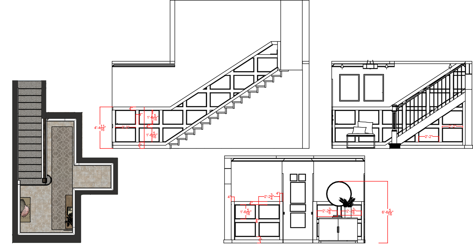 Online Designer Hallway/Entry Floorplan