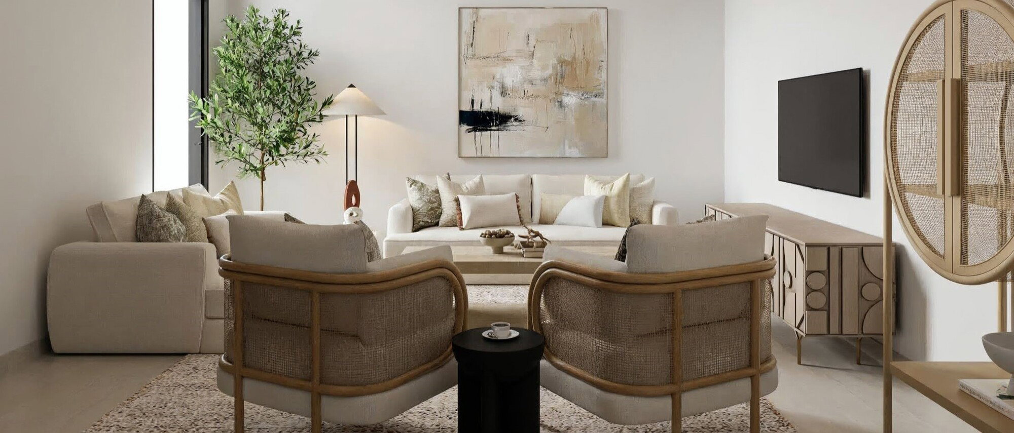 Fresh Comfortable & Inviting Modern Home Design by interior designers in Bethesda, Maryland