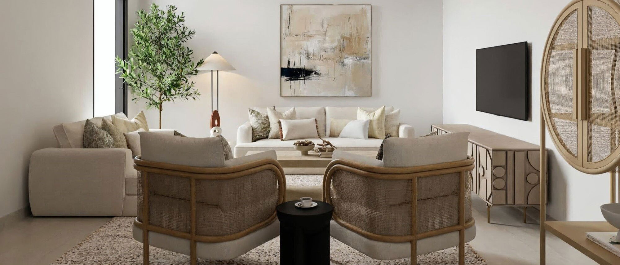 Fresh Comfortable & Inviting Modern Home Design by top Alexandria interior designers