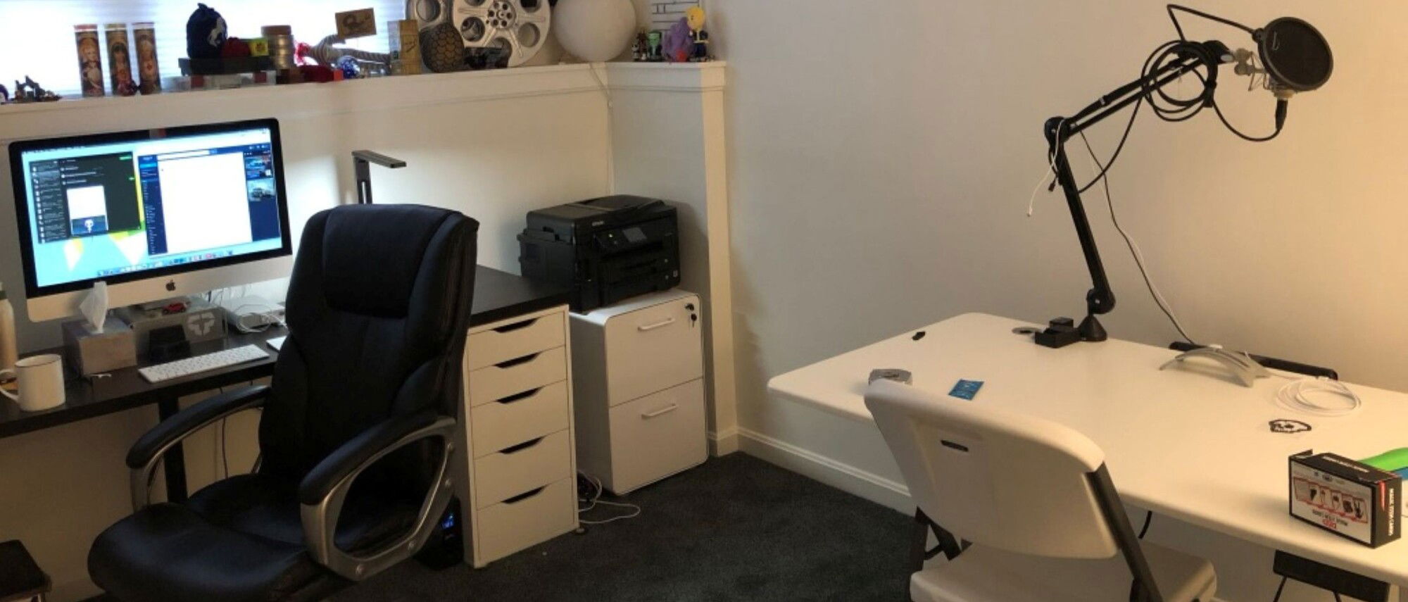 Industrial Small Home Office Design- Before Photo