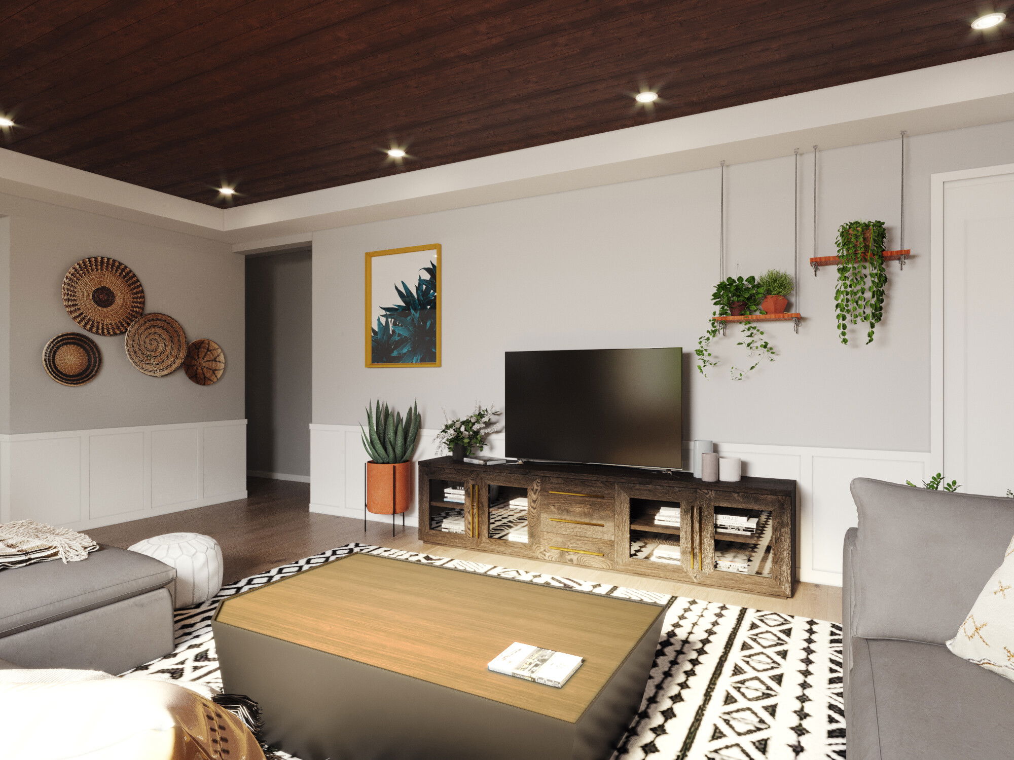 Modelo 3D Sala-Comedor del Diseñador en Línea 2